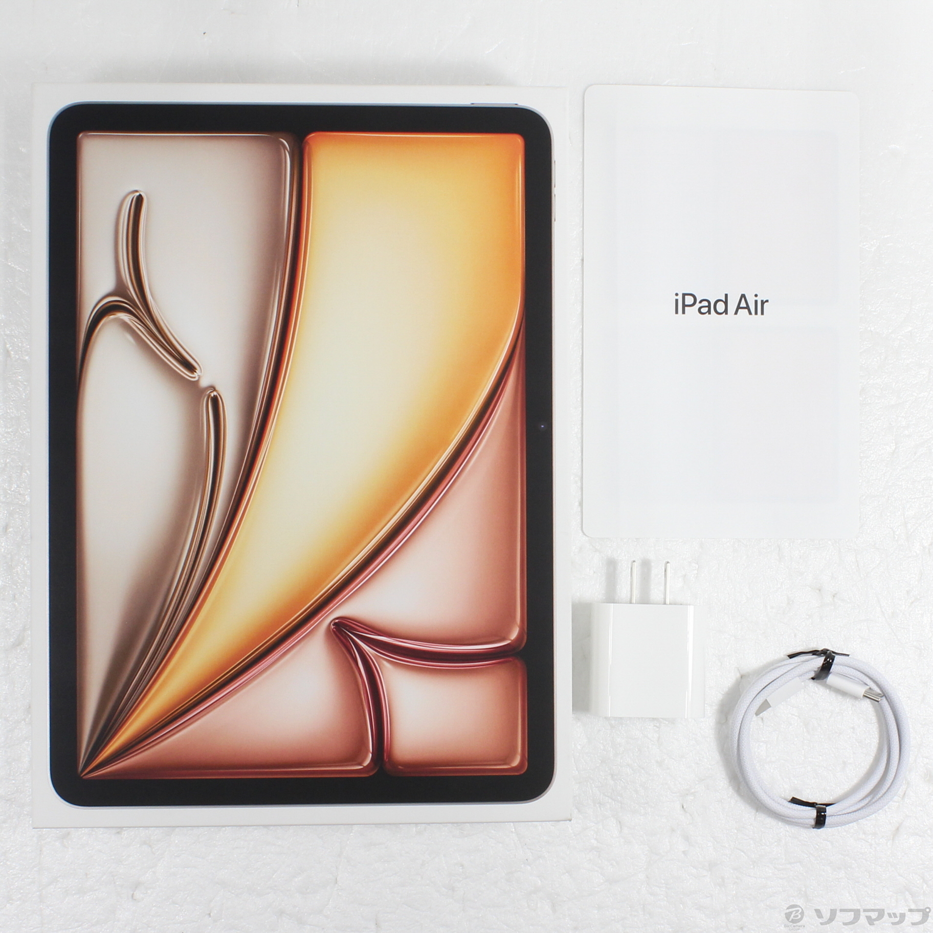 中古】iPad Air 11インチ 第6世代 128GB スターライト MUWE3J／A Wi-Fi