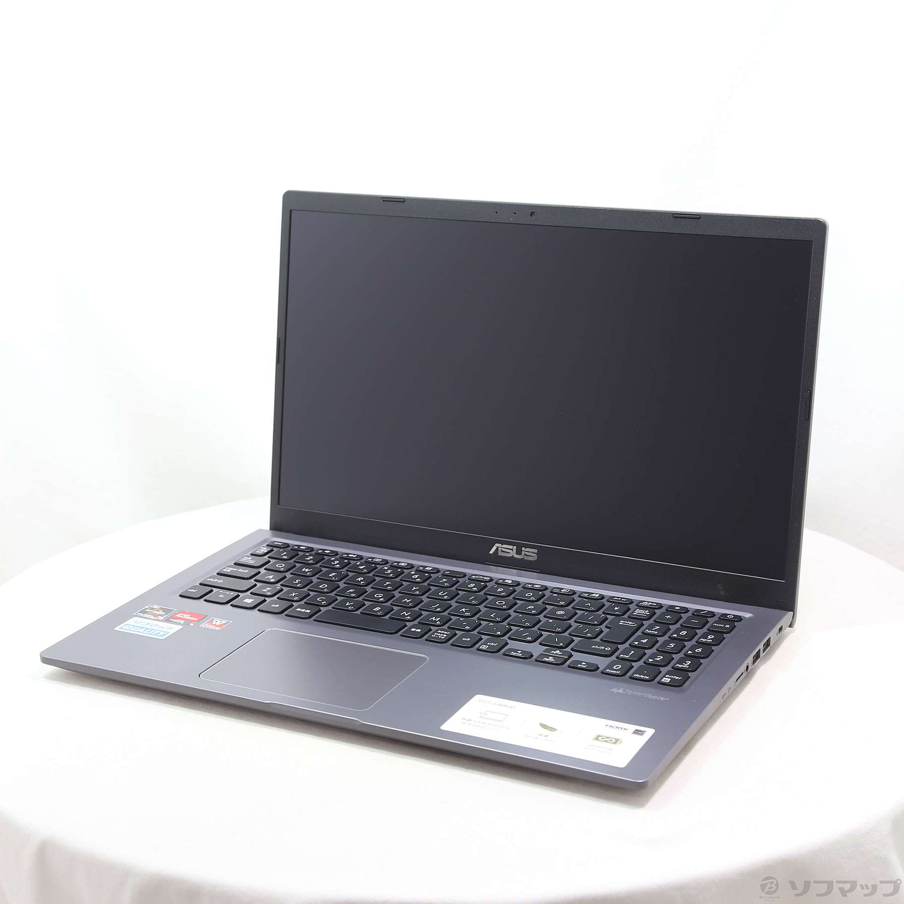 Windowsノート本体 ASUS M515UA-BQ296T ノートパソコン M515UA スレートグレー M515UA-BQ296T ［15.6型
