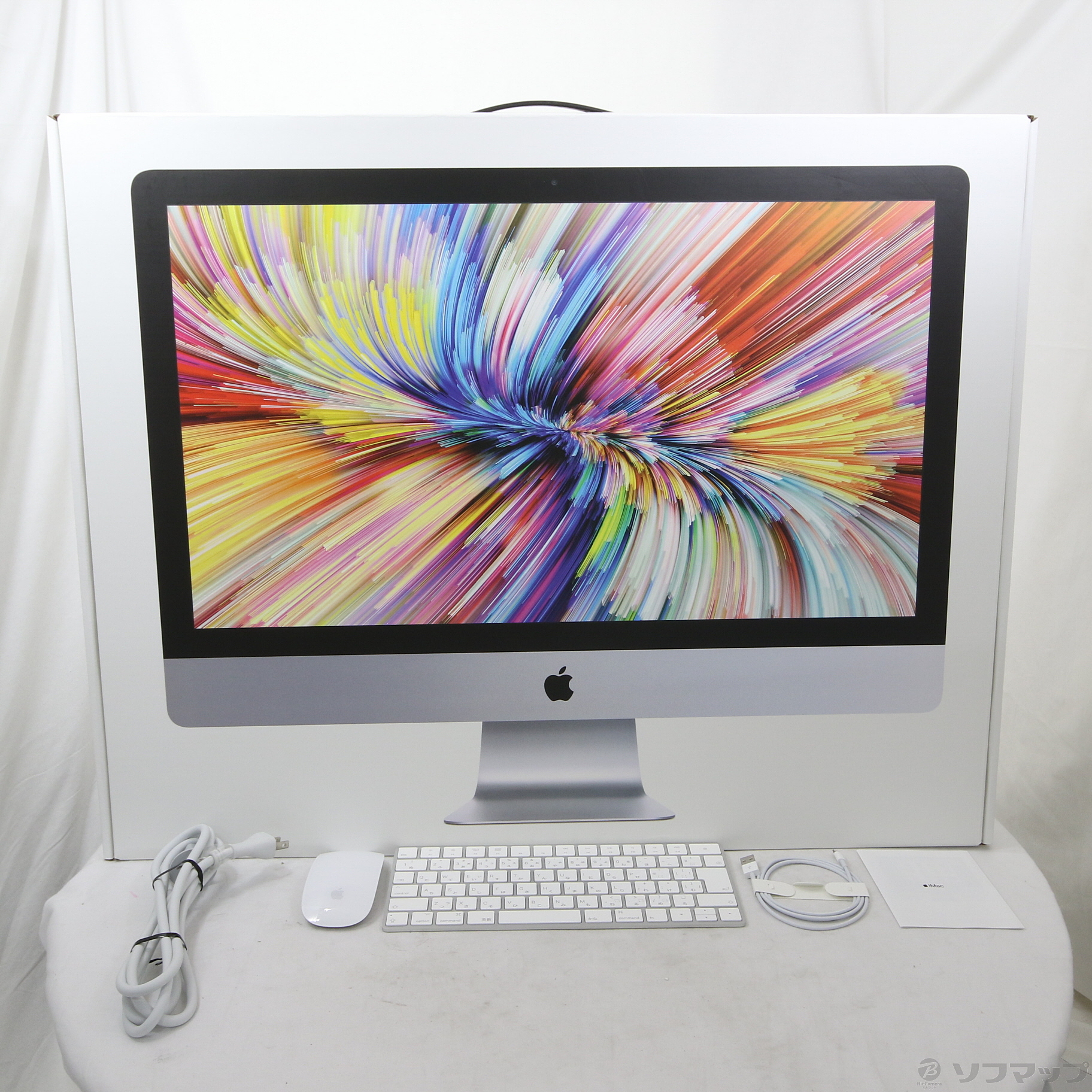 中古】iMac 27-inch Mid 2017 MNE92J／A Core_i5 3.4GHz 48GB SSD28GB 