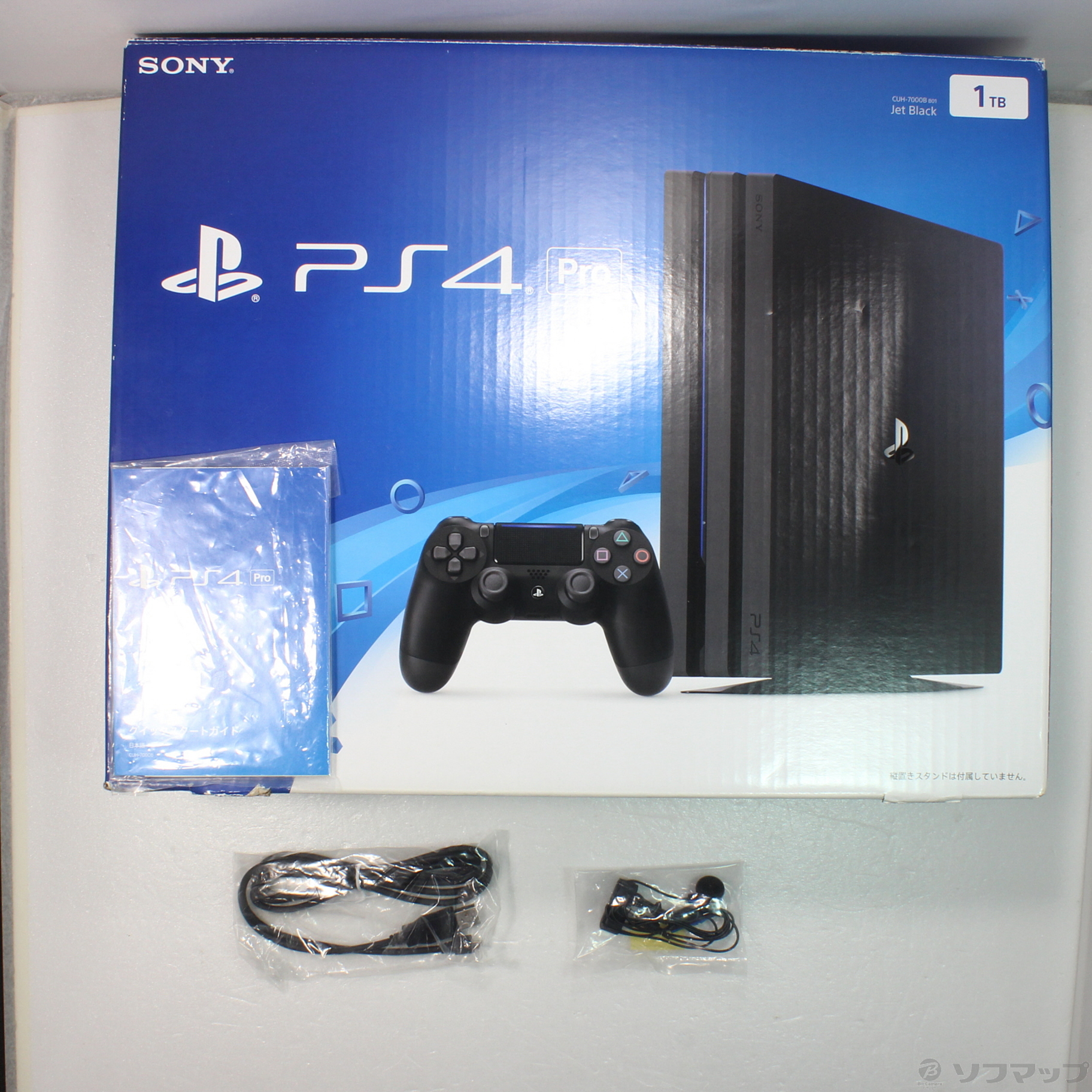 中古】PlayStation 4 Pro ジェットブラック 1TB CUH-7000BB