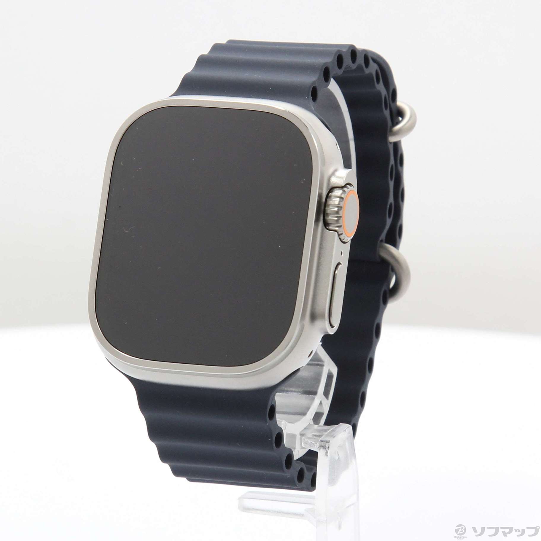 Apple Watch Ultra GPS + Cellular 49mm チタニウムケース ミッドナイトオーシャンバンド