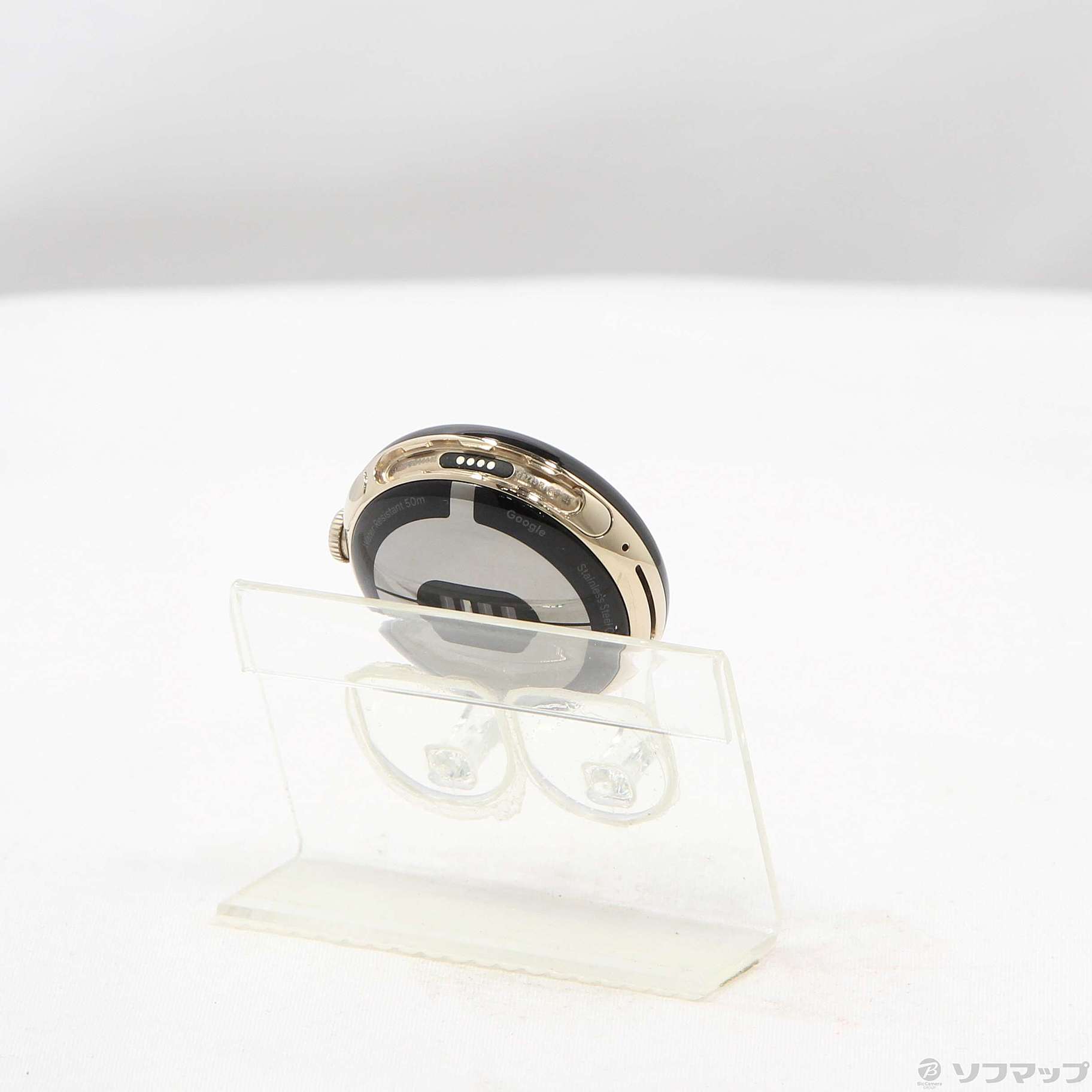 中古】Google Pixel Watch LTE GA04122-TW Champagne Goldケース 
