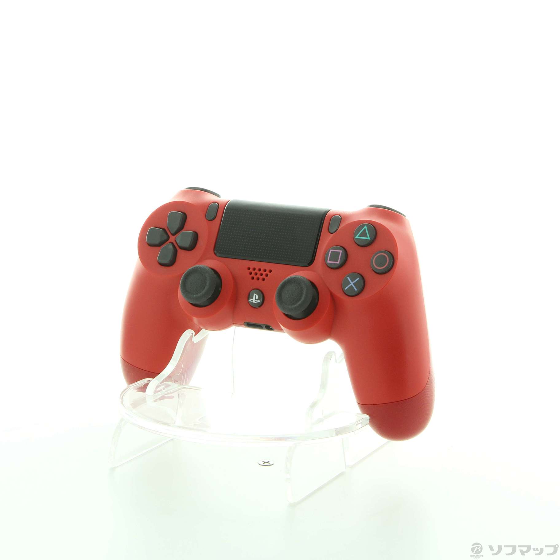 中古】ワイヤレスコントローラー DUALSHOCK4 CUH-ZCT2J1 マグマ