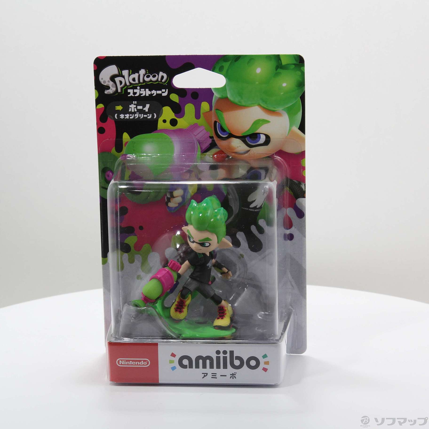 amiibo アミーボ スプラトゥーン ボーイ ボーイ(ネオングリーン