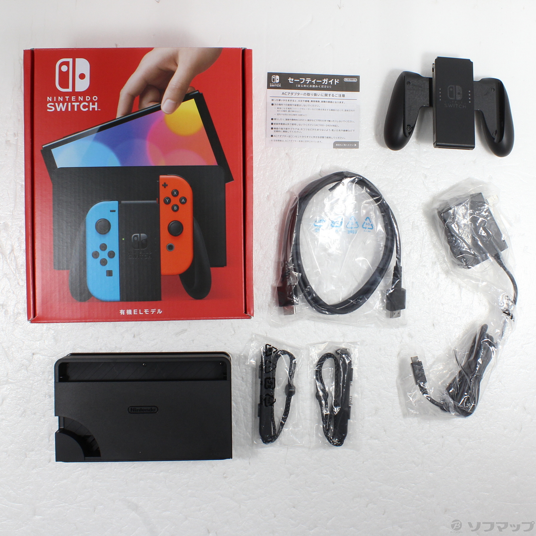 中古品〕 Nintendo Switch 有機ELモデル Joy-Con(L) ネオンブルー／(R) ネオン レッド｜の通販はアキバ☆ソフマップ[sofmap]