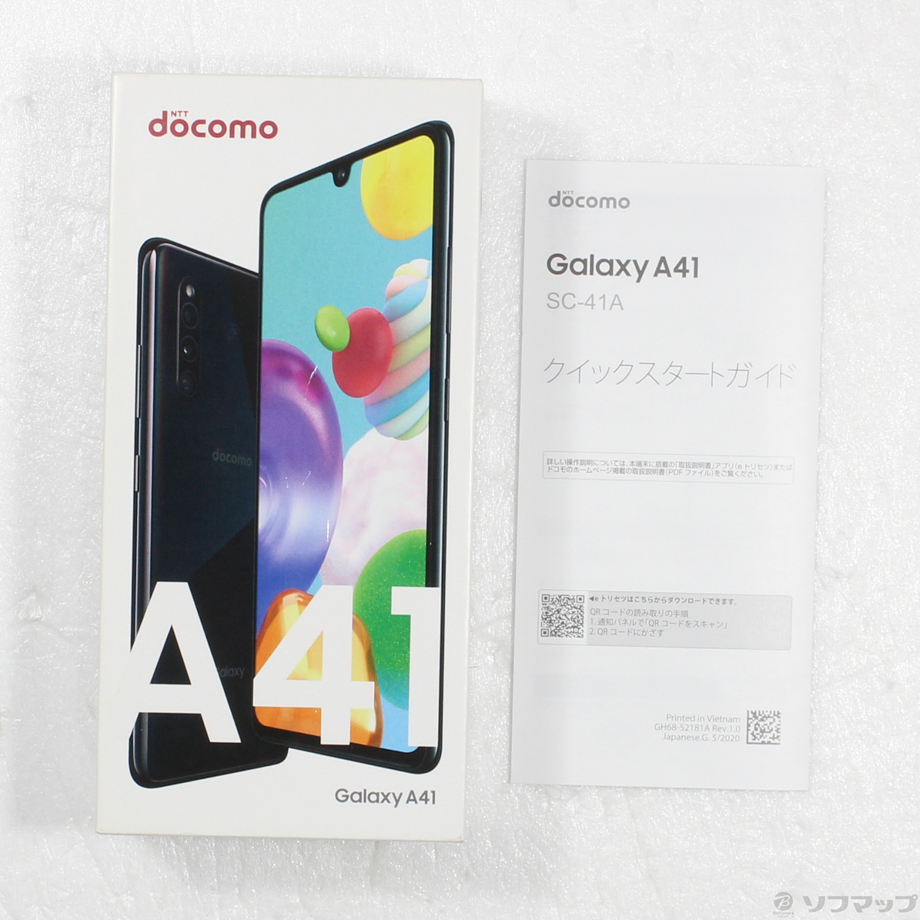 中古】GALAXY A41 64GB ブラック SC-41A docomoロック解除SIMフリー [2133056403414] -  リコレ！|ビックカメラグループ ソフマップの中古通販サイト