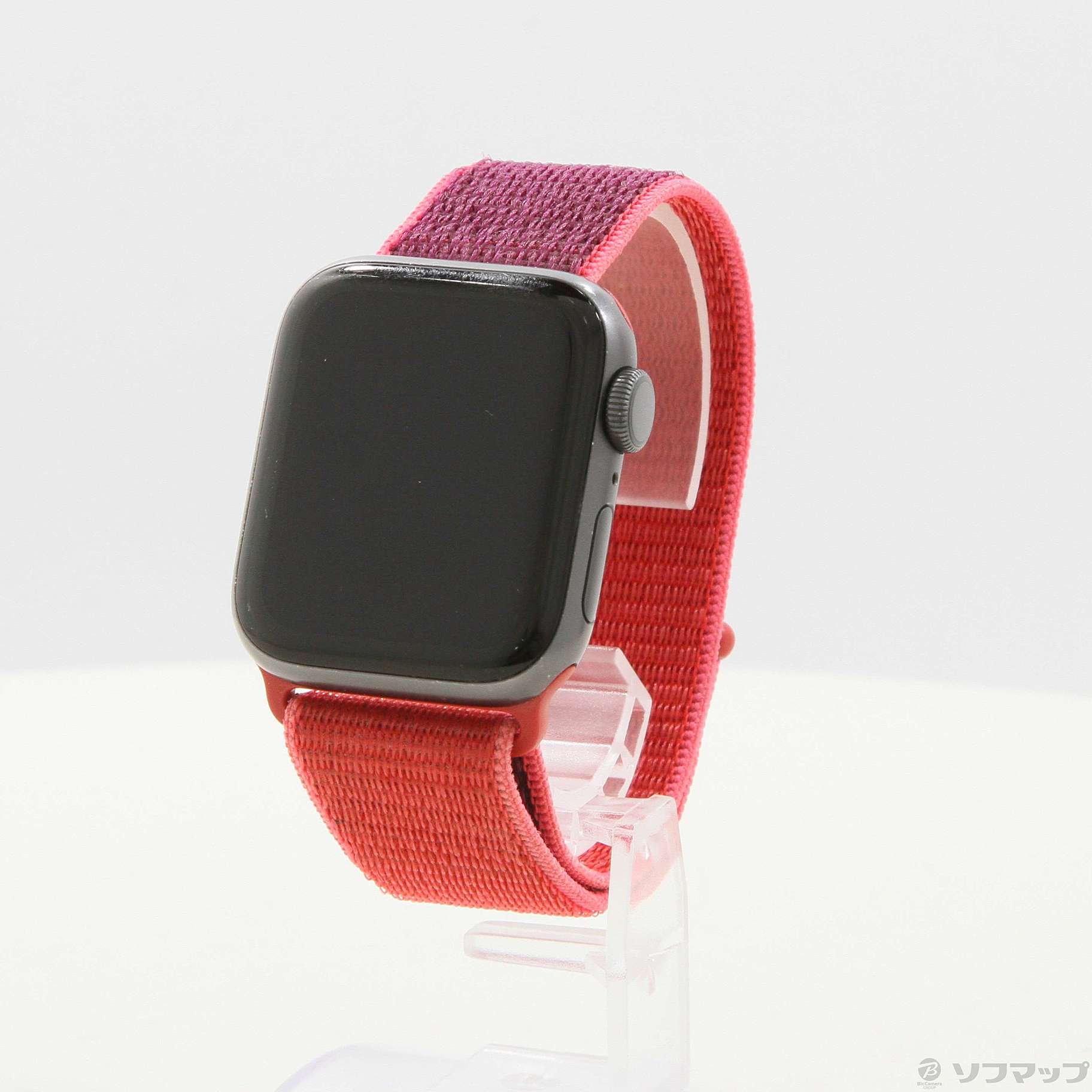 Apple Watch Series 5 GPS 40mm スペースグレイアルミニウムケース レッドスポーツループ