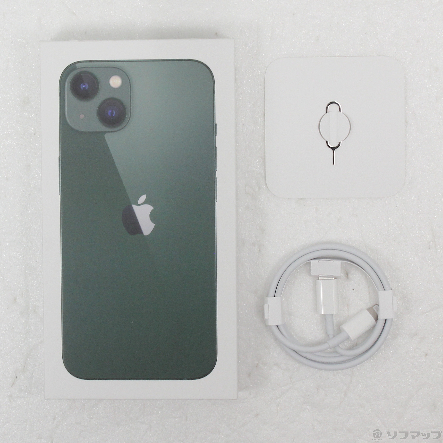 中古】iPhone13 256GB グリーン MNGH3J／A SIMフリー [2133056448699