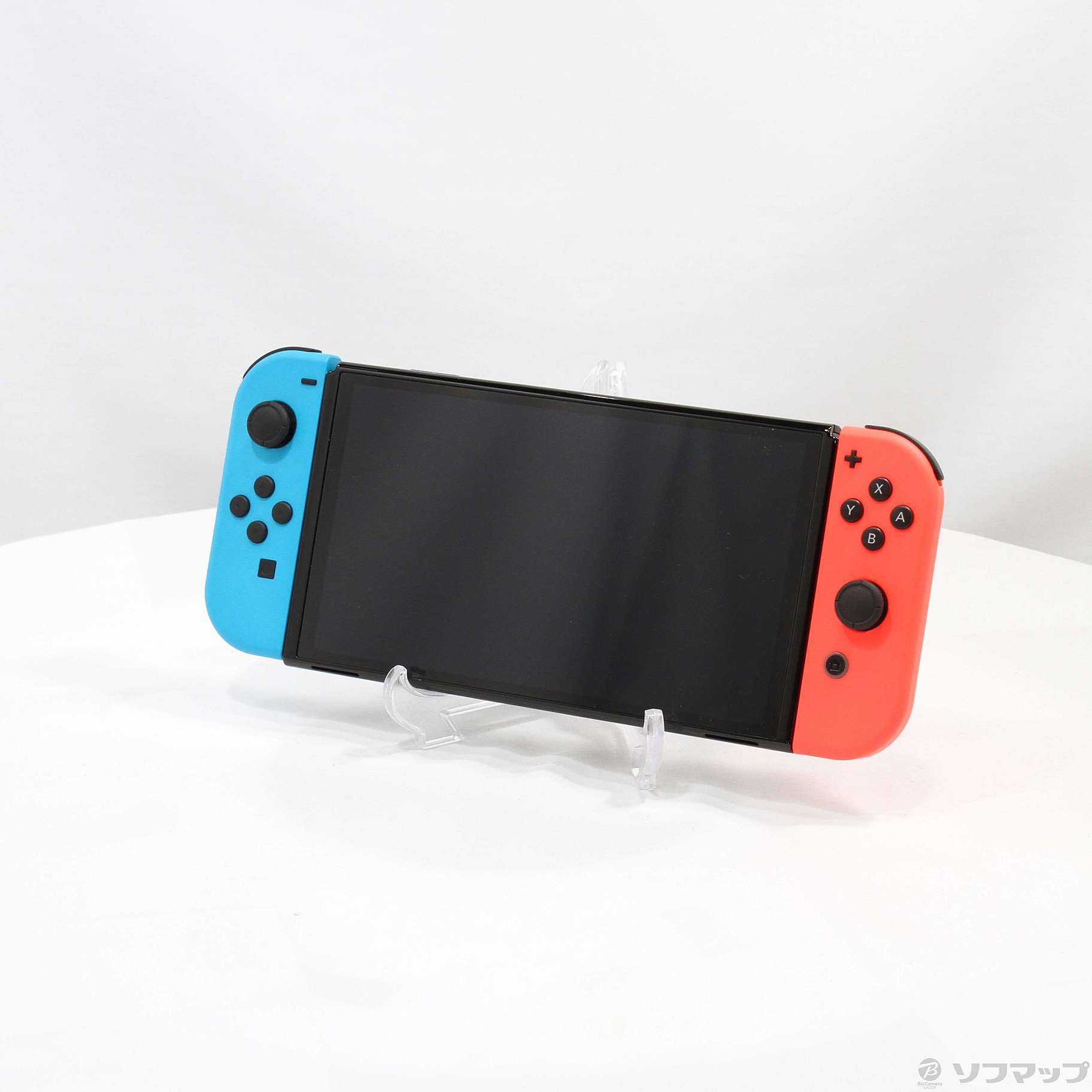 中古】Nintendo Switch 有機ELモデル Joy-Con(L) ネオンブルー／(R 