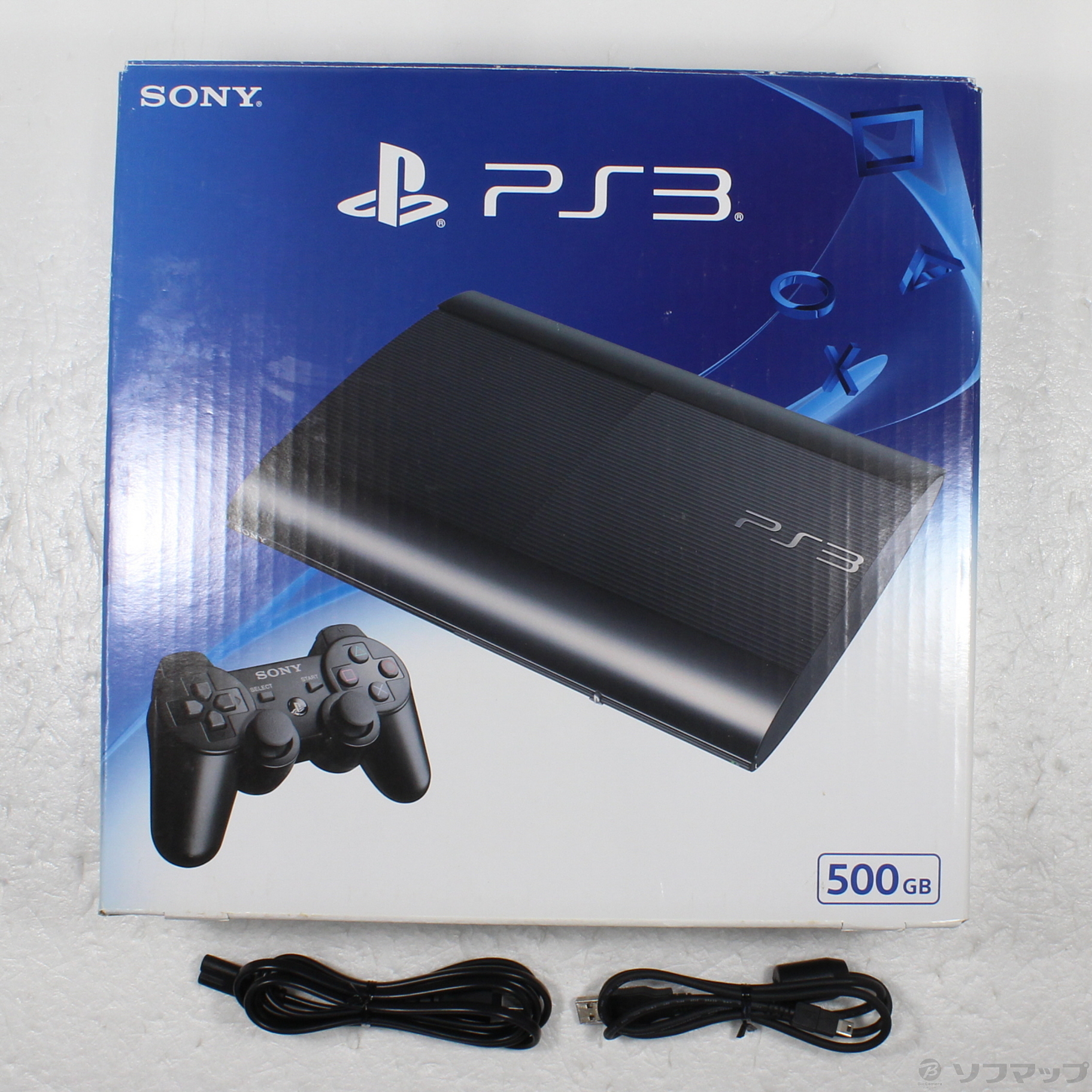 【訳あり】PS3　本体　CECH-4300C　チャコール・ブラック　500GB　