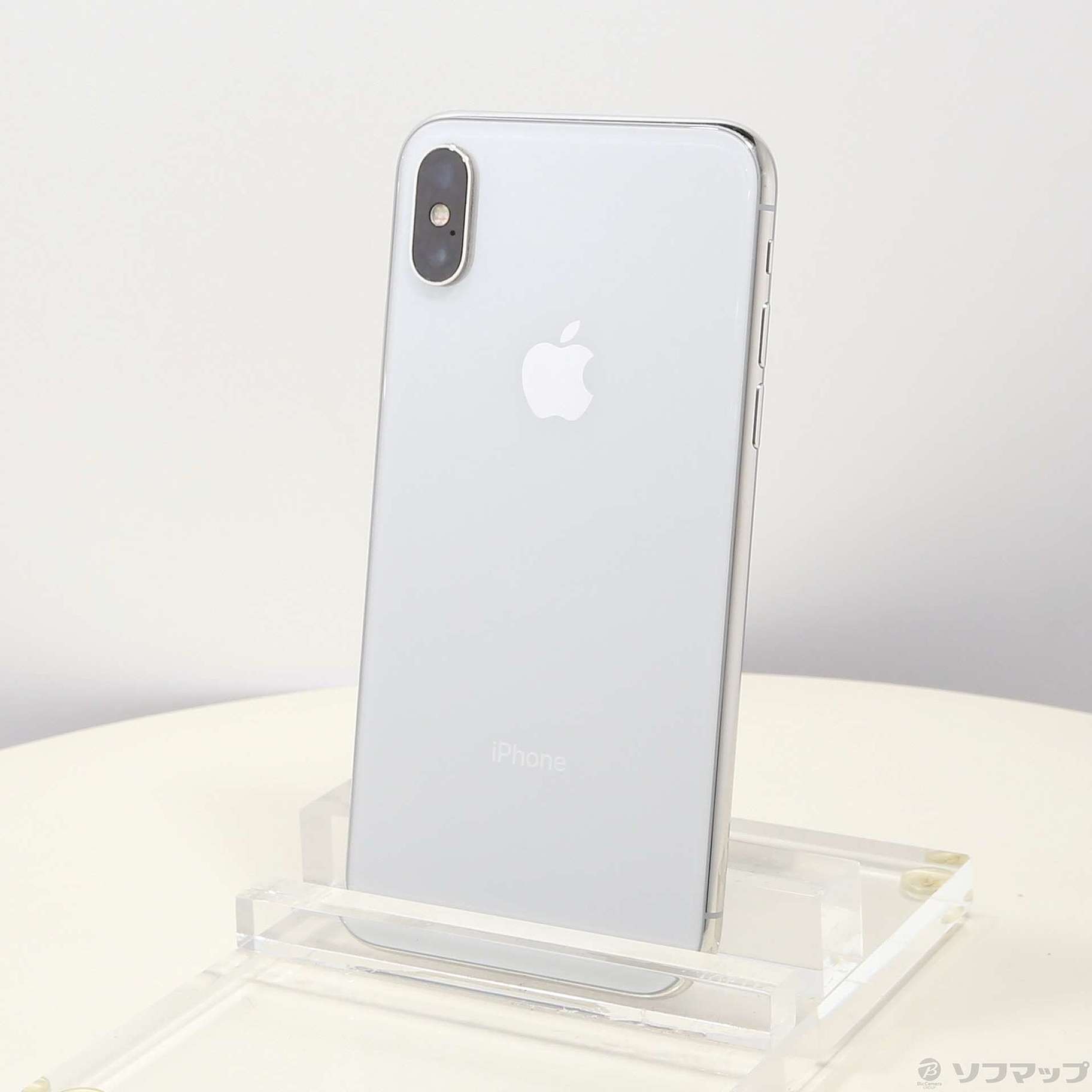 中古】iPhoneX 256GB シルバー NQC22J／A SIMフリー [2133056454782 