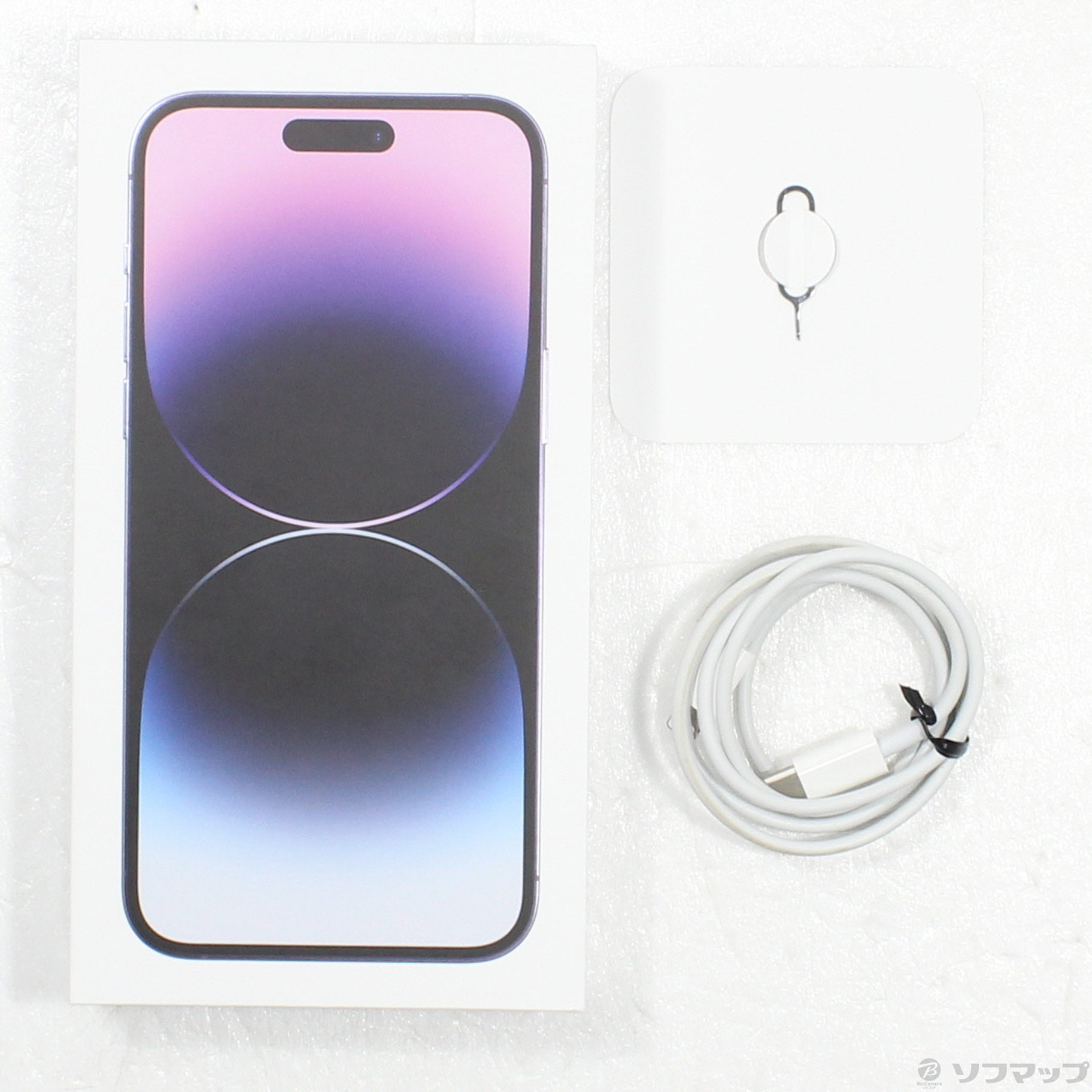 中古】iPhone14 Pro Max 512GB ディープパープル MQ9J3J／A SIMフリー