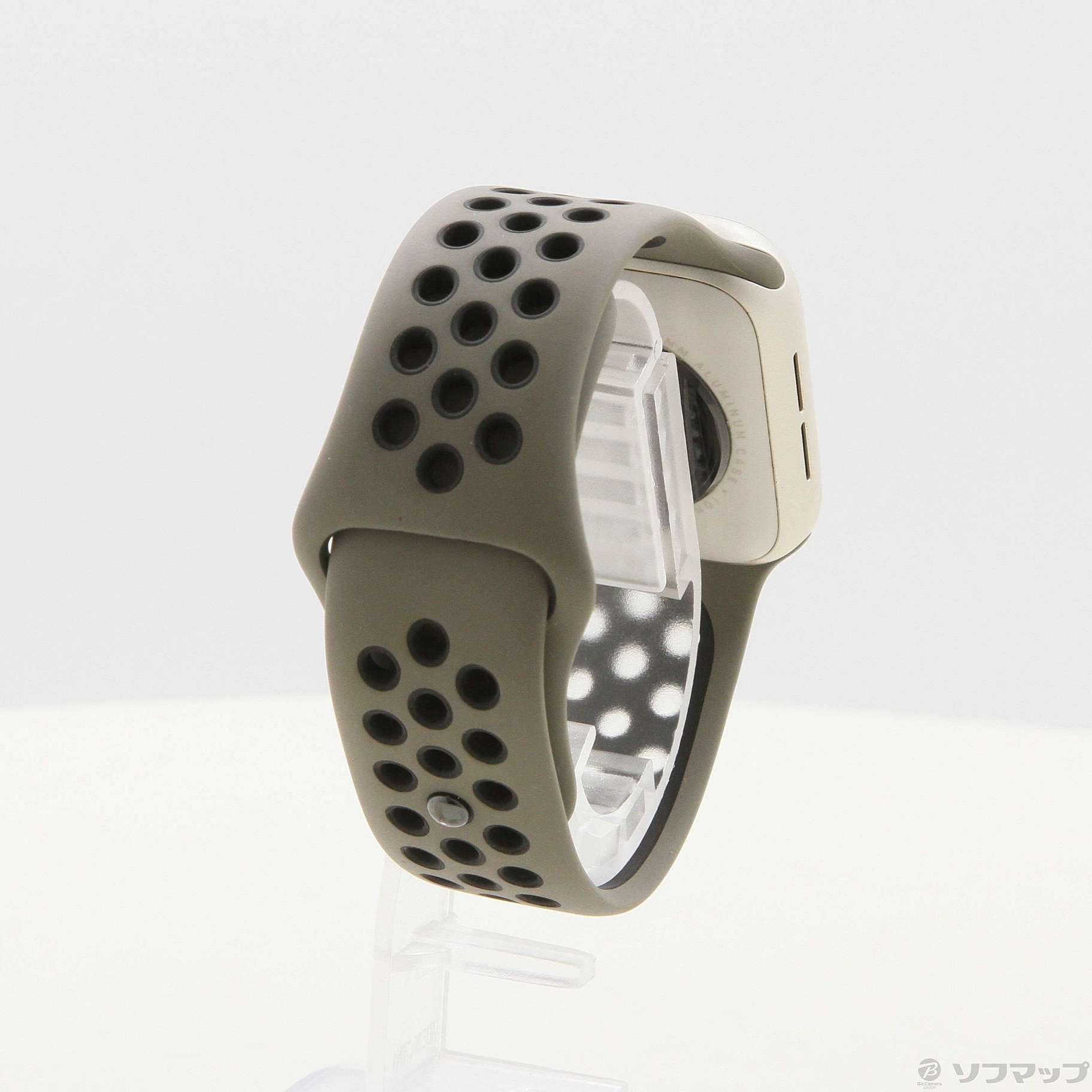 Apple Watch SE 第2世代 GPS 40mm スターライトアルミニウムケース オリーブグレー／ブラックNikeスポーツバンド