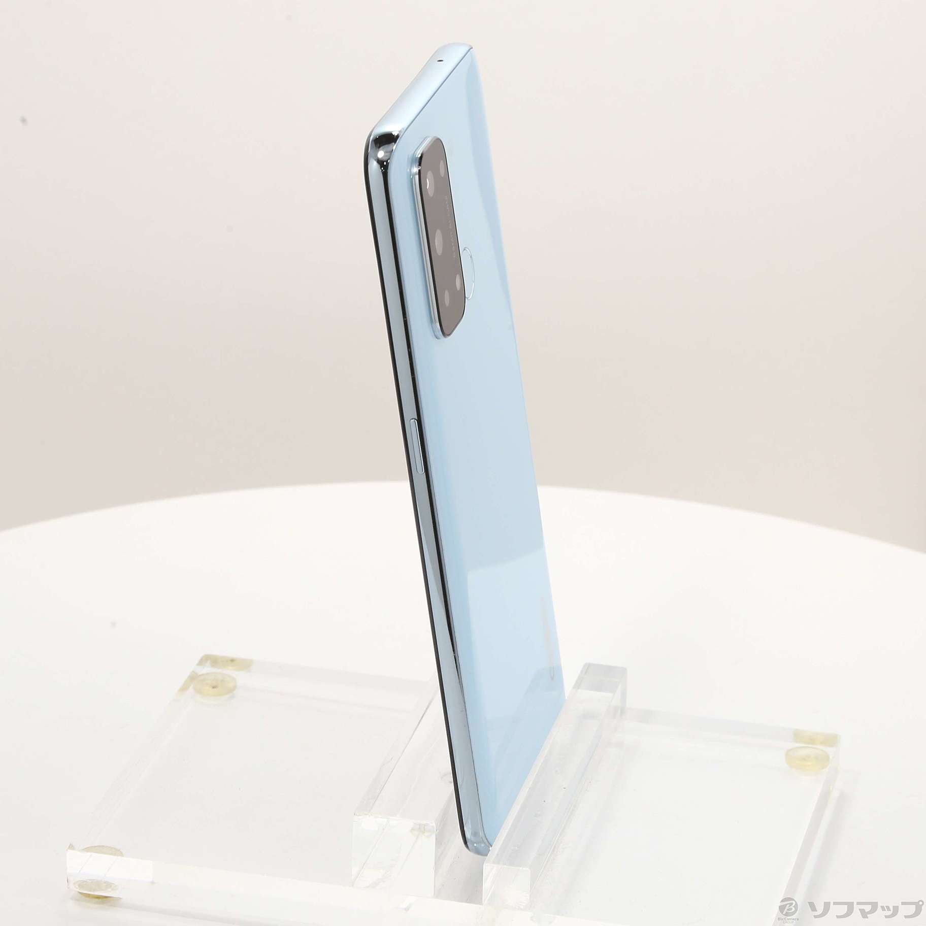 中古】OPPO Reno5 A 128GB アイスブルー A101OP Y!mobile SIMフリー