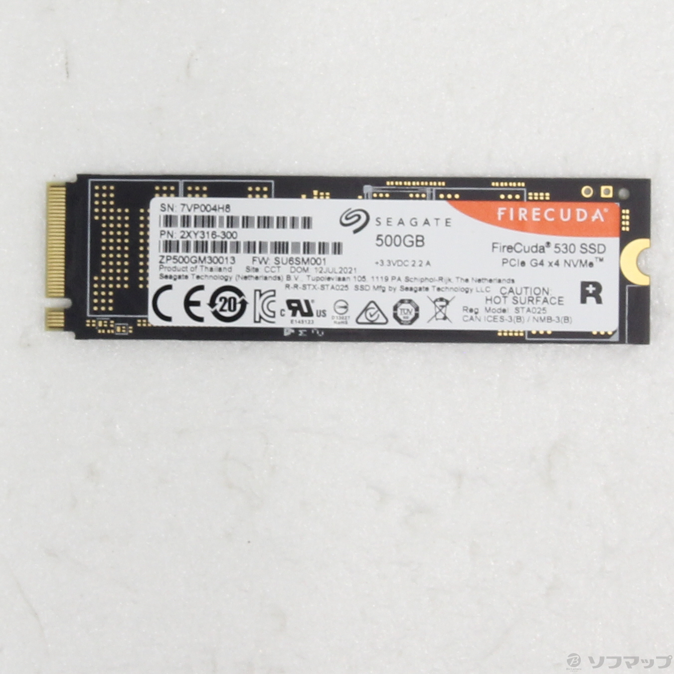 中古】〔展示品〕 Seagate FireCuda 530 シリーズ 500GB ZP500GM3A013 