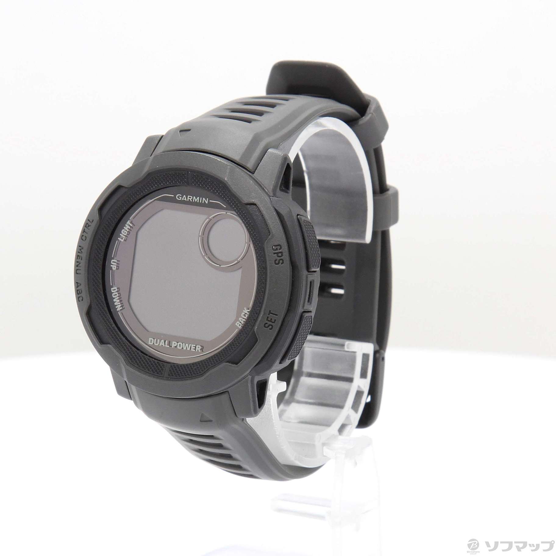 中古品】GARMIN Instinct dual power グラファイトゲオ公式通販サイト 