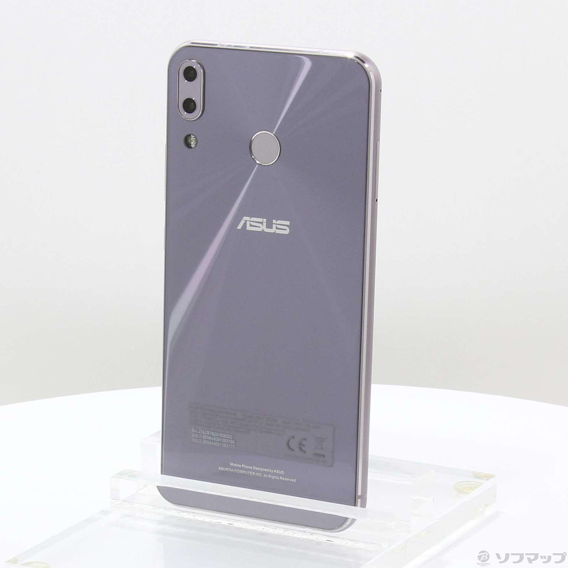 中古】ZenFone 5Z 128GB スペースシルバー ZS620KL-SL128S6 SIMフリー