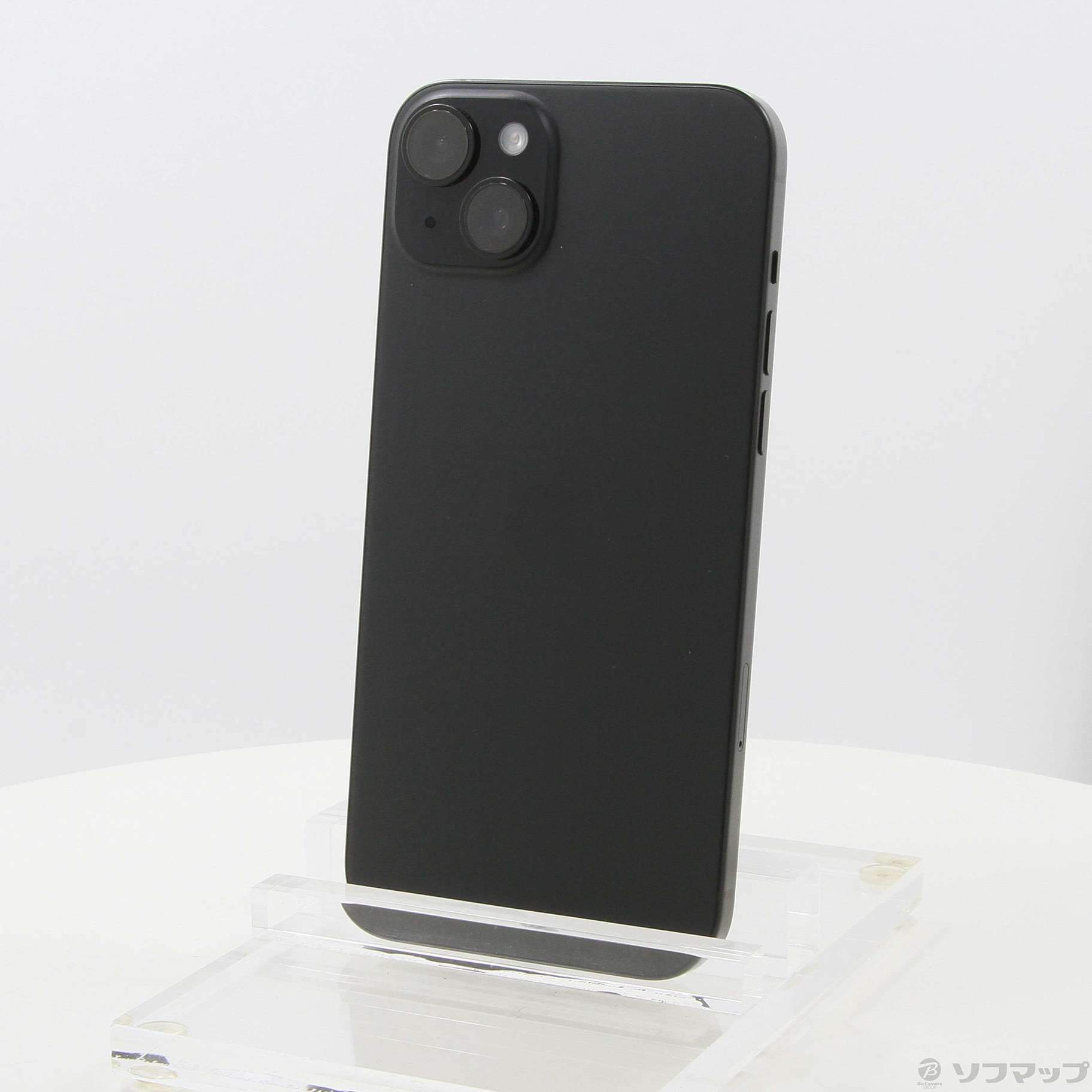 中古】iPhone15 Plus 128GB ブラック MU083J／A SIMフリー 