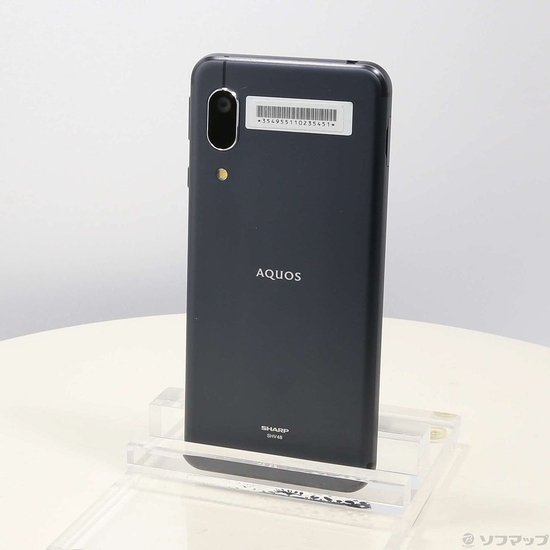 中古】AQUOS sense3 basic 32GB ブラック SHV48 auロック解除SIMフリー