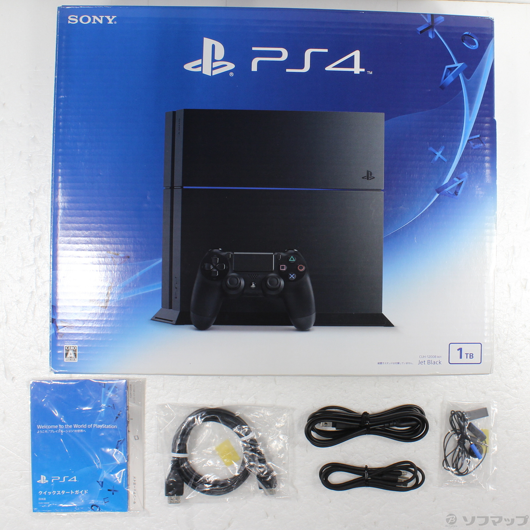 驚きの安さ ジャンクPlayStation4 PS4 本体 CUH-1200BB01 1TB