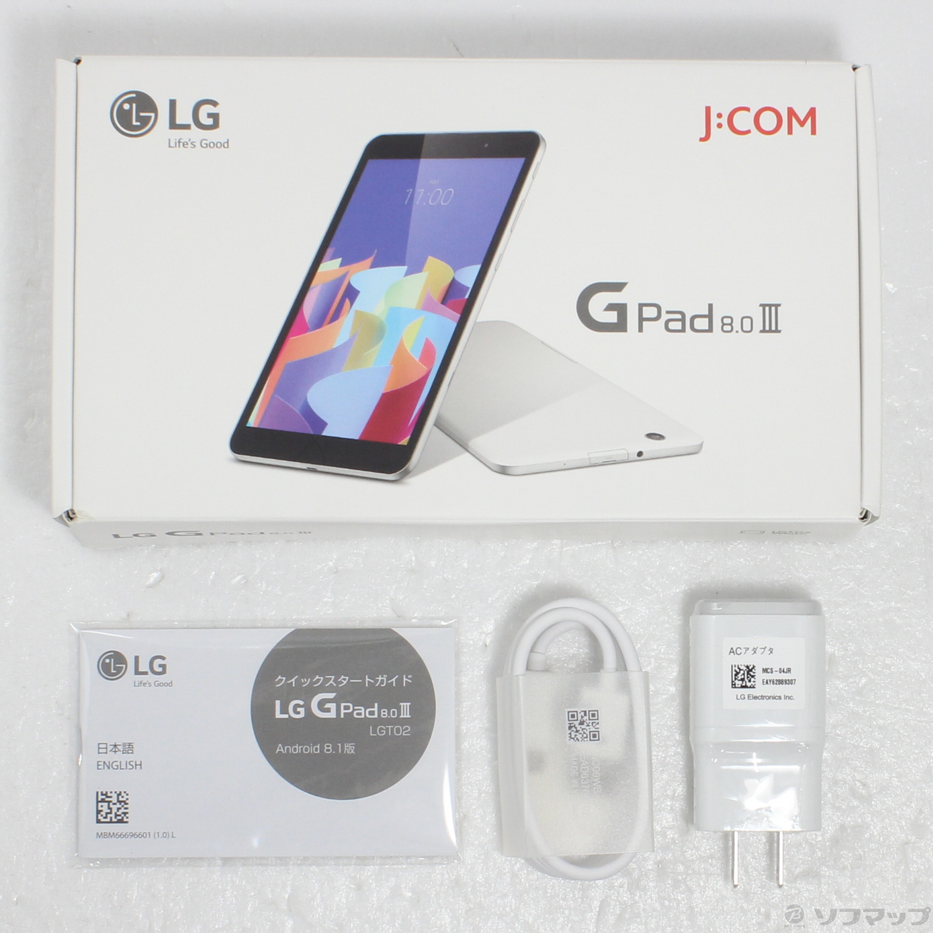 G Pad 8.0 III 16GB ホワイト LGT02 SIMフリー