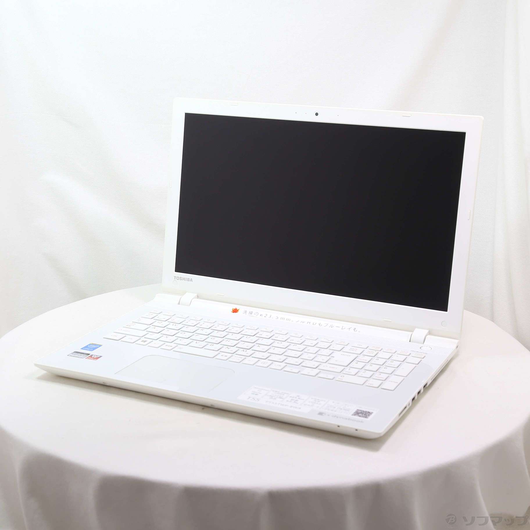 東芝 メモリ4GB HDD160GB ノートパソコン/ホワイト　　/ホワイト 東芝 メモリ4GB HDD160GB ノートパソコン/ホワイト /ホワイト