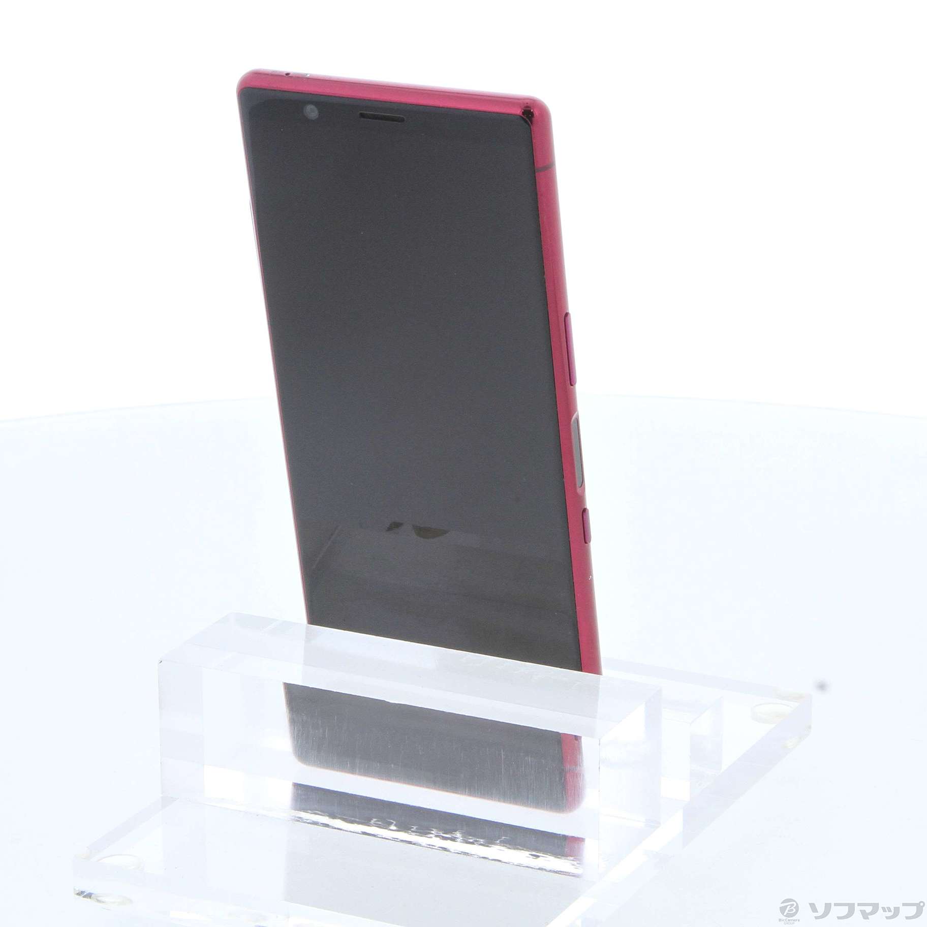 中古】Xperia 5 64GB レッド SO-01M docomoロック解除SIMフリー  