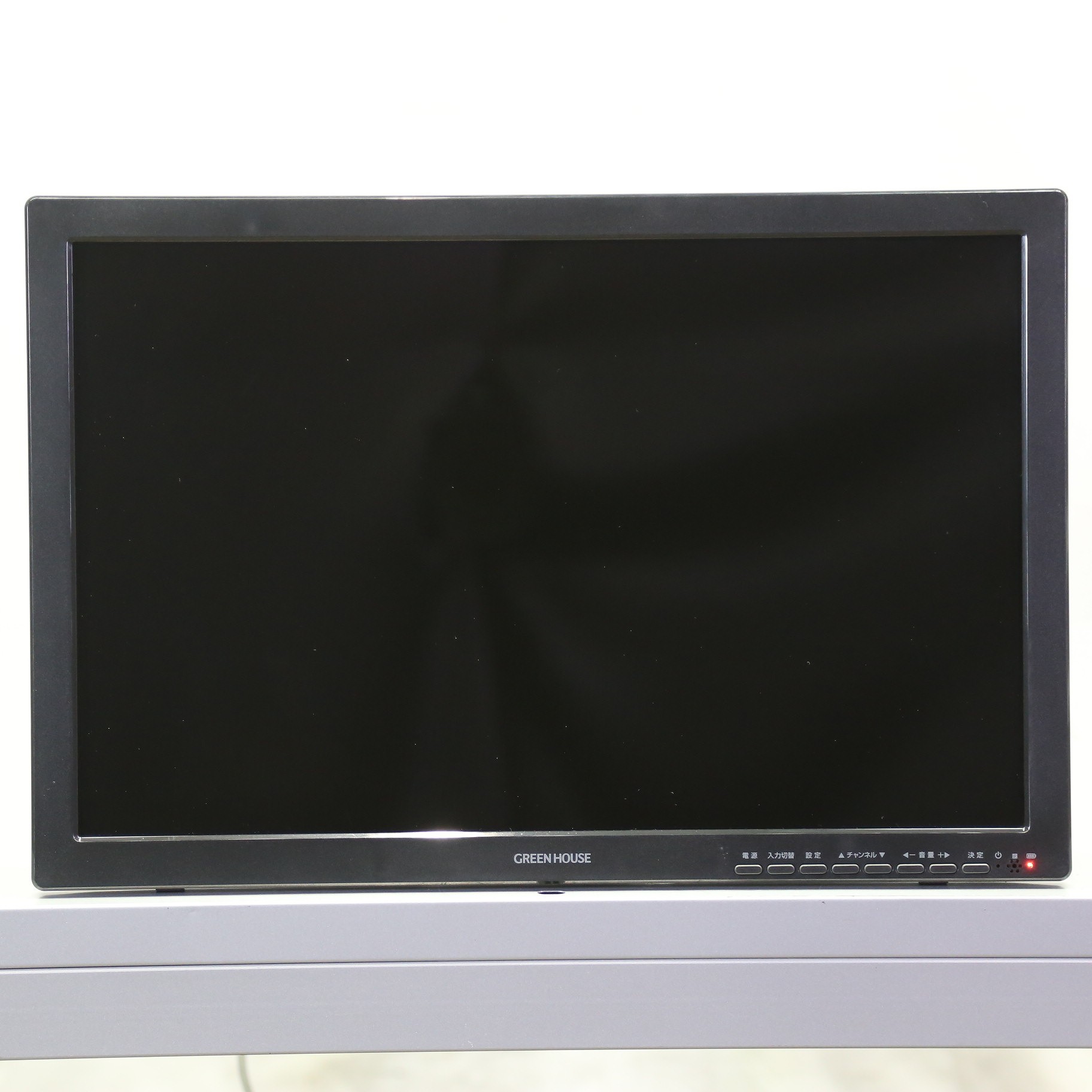 〔展示品〕 19型バッテリー内蔵ポータブルテレビ ブラック GH-PTV19A-BK ［19V型］