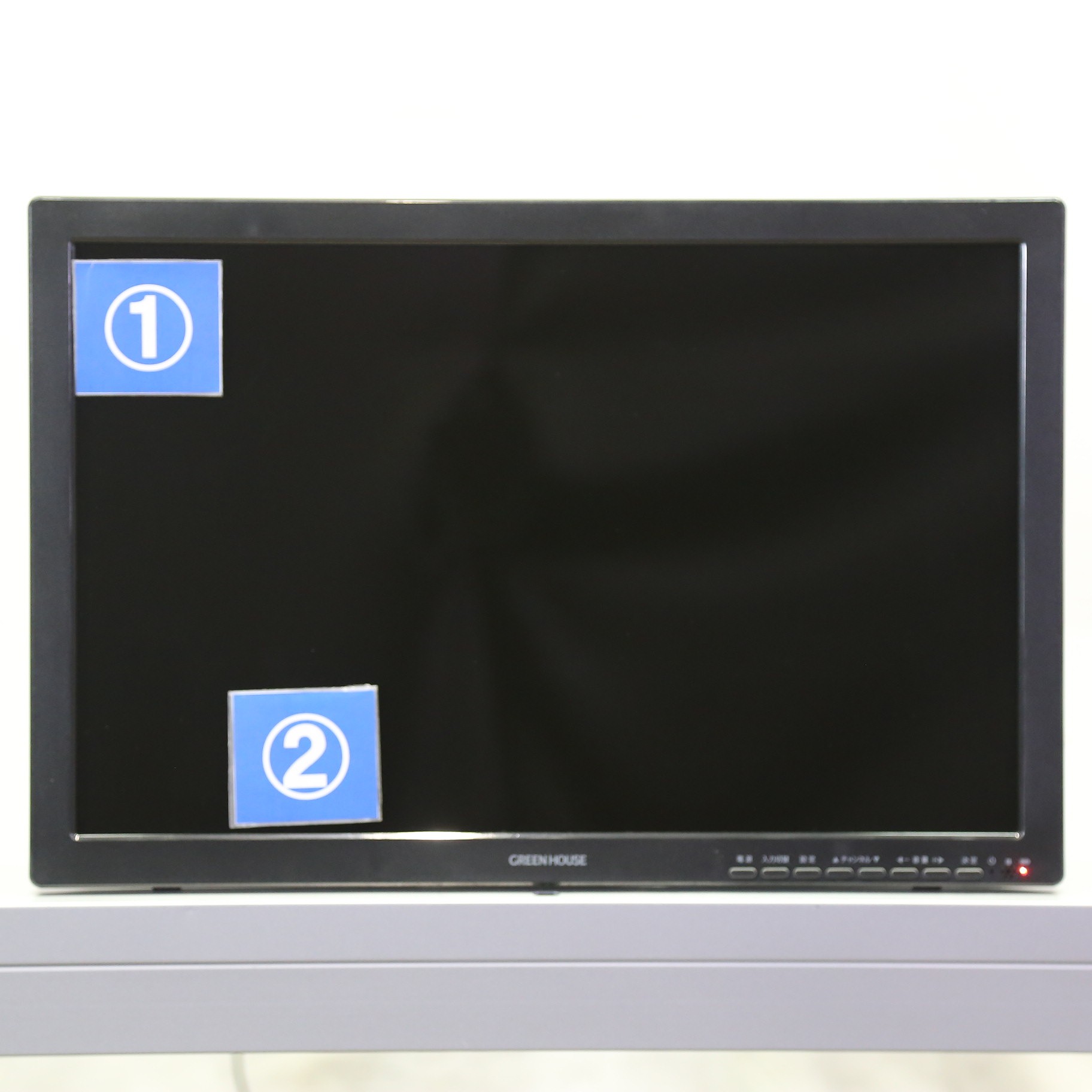 〔展示品〕 19型バッテリー内蔵ポータブルテレビ ブラック GH-PTV19A-BK ［19V型］