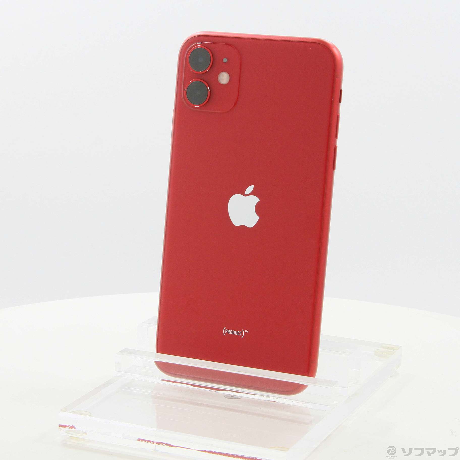 中古】iPhone11 256GB プロダクトレッド MWM92J／A SIMフリー 