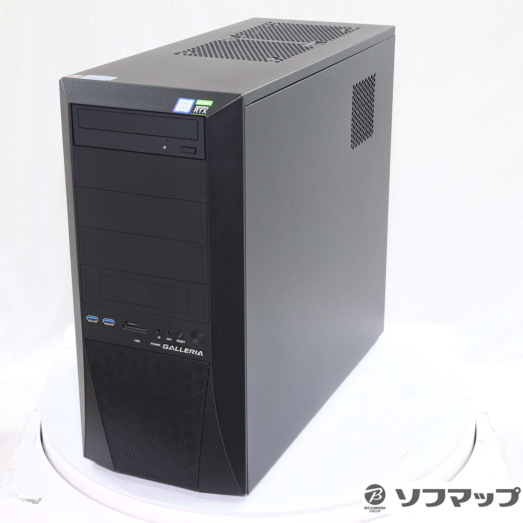 中古】GALLERIA ZG 〔Windows 10〕 ［Core-i9-9900K (3.6GHz)／16GB／4TB／GeForce RTX  2080(8GB)／］ [2133056562005] - リコレ！|ビックカメラグループ ソフマップの中古通販サイト