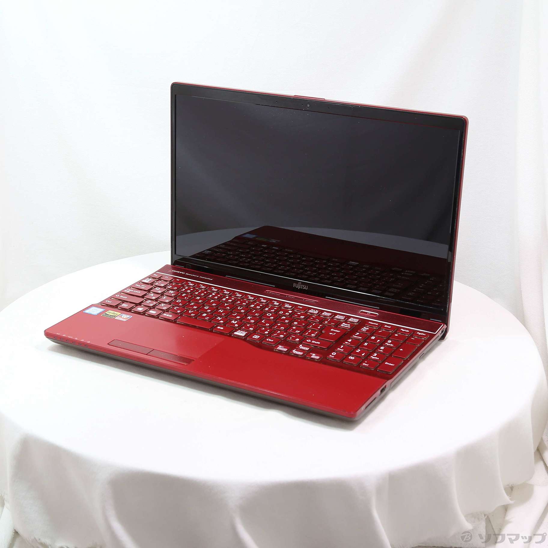 中古】LIFEBOOK AH53／C2 FMVA53C2R ガーネットレッド 〔Windows 10〕 ［Core i7 8550U  (1.8GHz)／8GB／HDD1TB／15.6インチワイド］ [2133056563651] - リコレ！|ビックカメラグループ  ソフマップの中古通販サイト