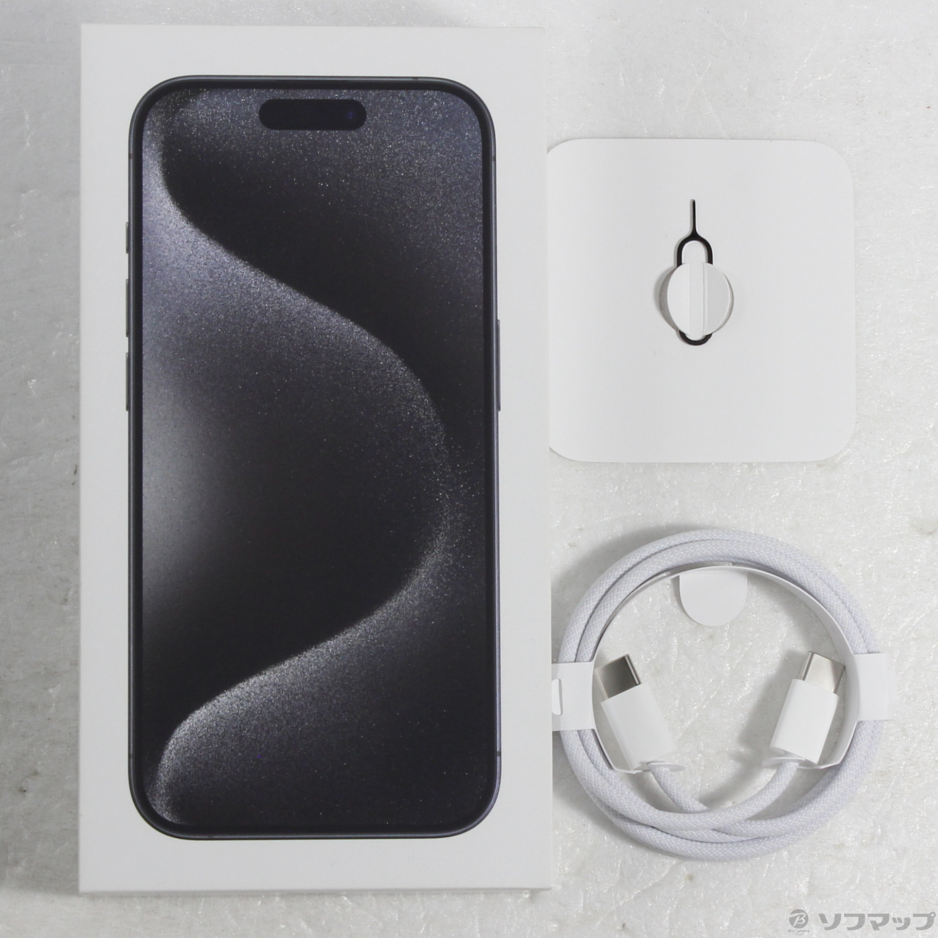 中古】iPhone15 Pro 512GB ブラックチタニウム MTUH3J／A SIMフリー