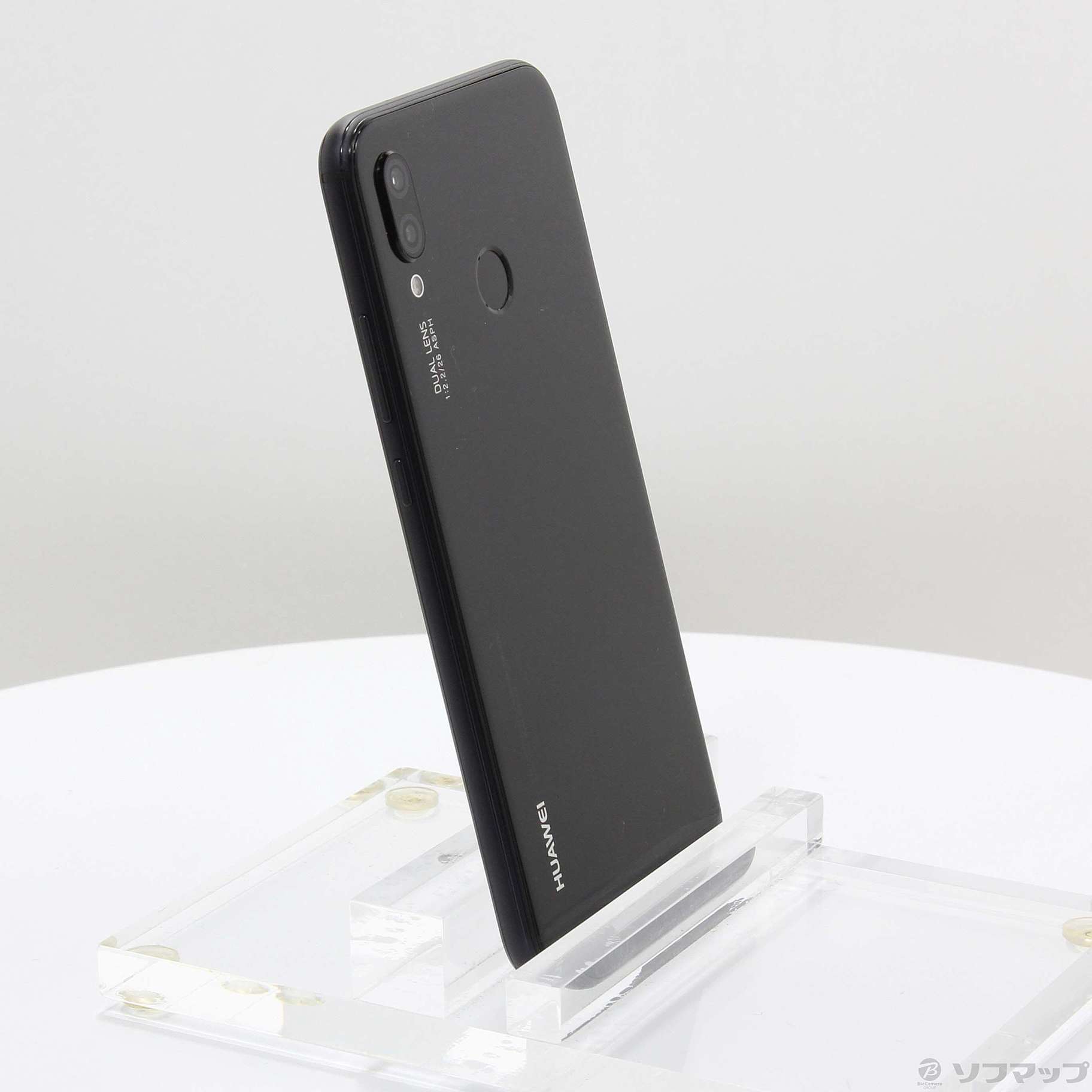 中古】HUAWEI P20 lite 32GB ミッドナイトブラック ANE-LX2J SIMフリー