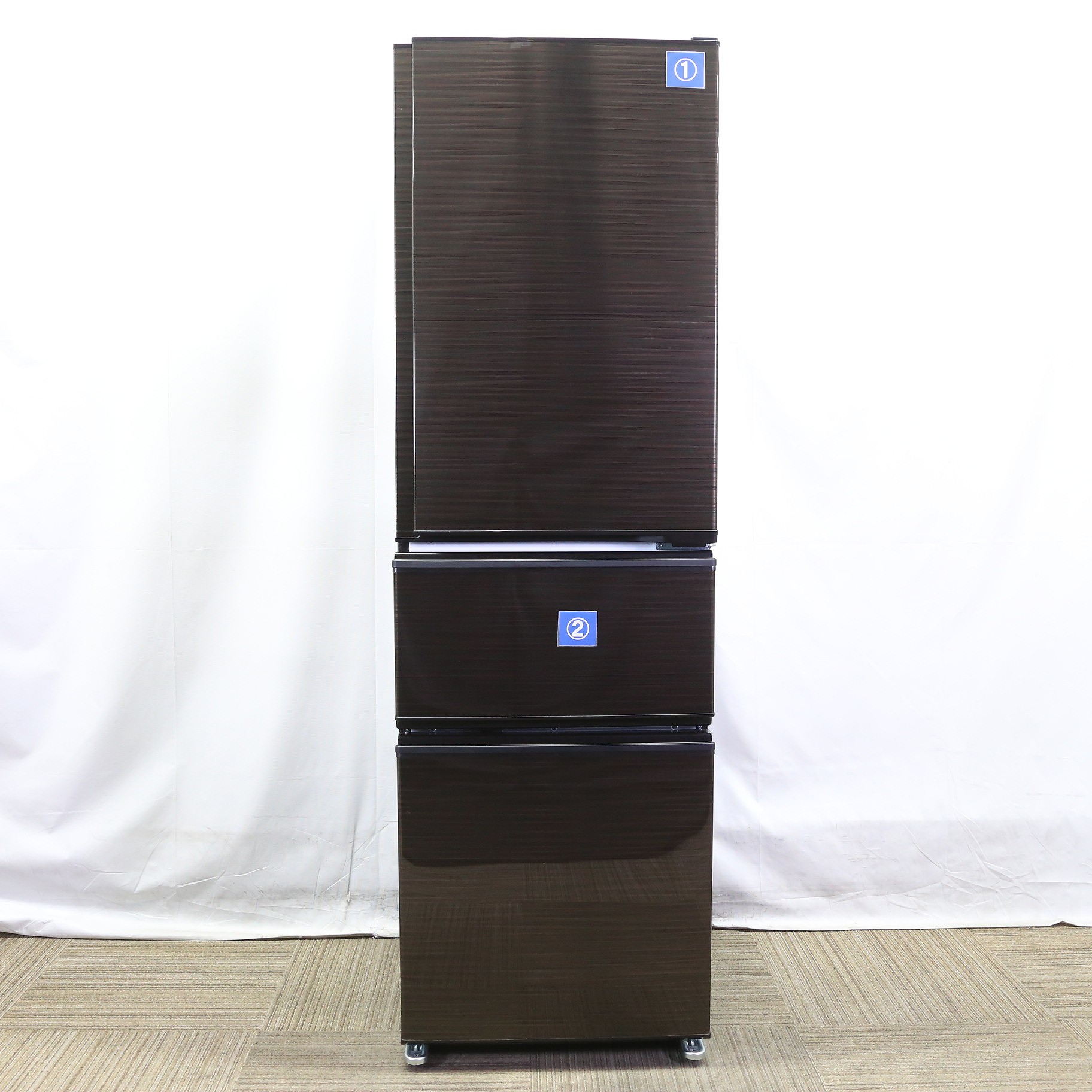 中古】〔展示品〕 冷蔵庫 グロッシーブラウン MR-CX30BKH-BR ［幅54cm 