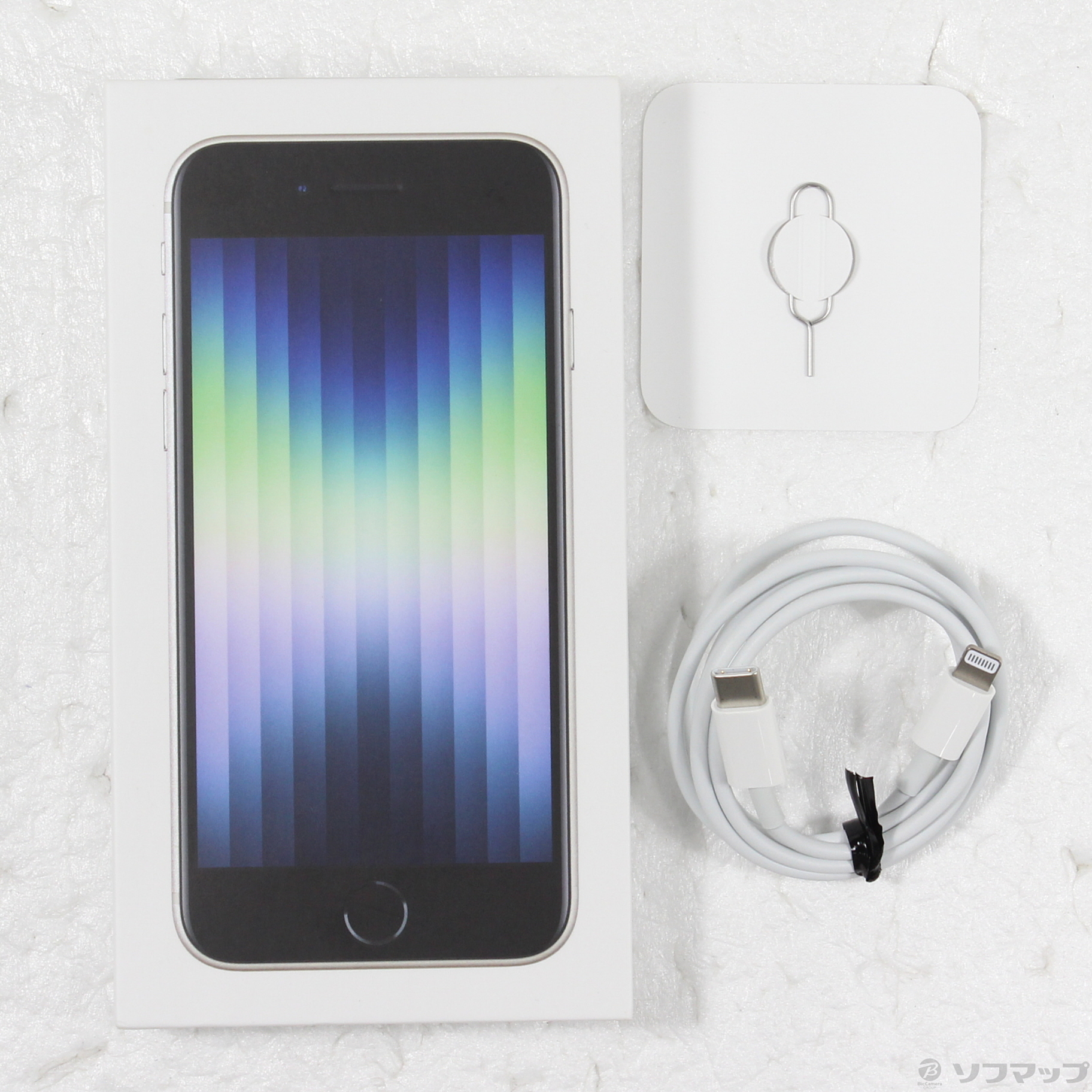 中古】iPhone SE 第3世代 64GB スターライト MMYD3J／A SIMフリー [2133056584168] -  リコレ！|ビックカメラグループ ソフマップの中古通販サイト