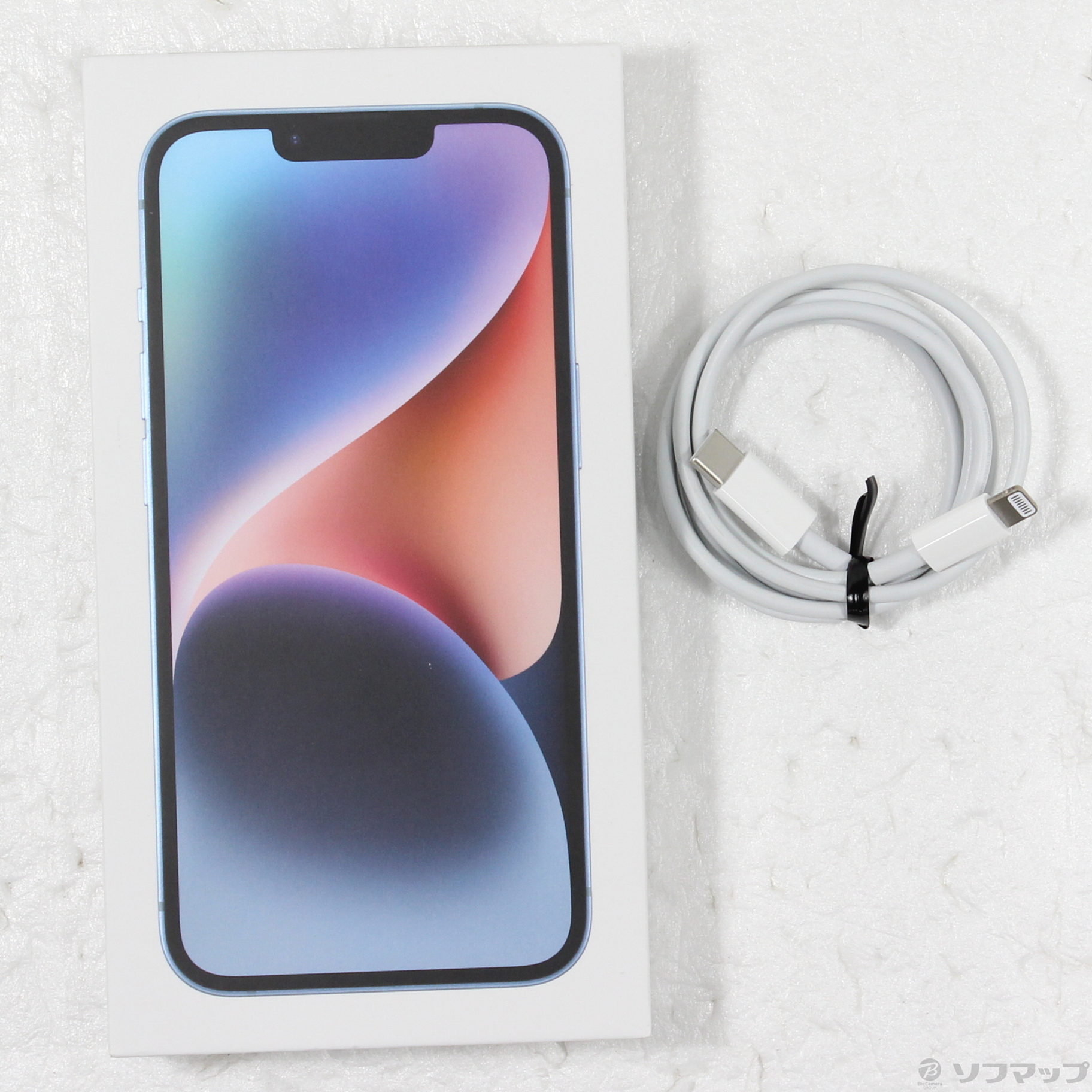 中古】iPhone14 128GB ブルー MPVJ3J／A SIMフリー [2133056587923