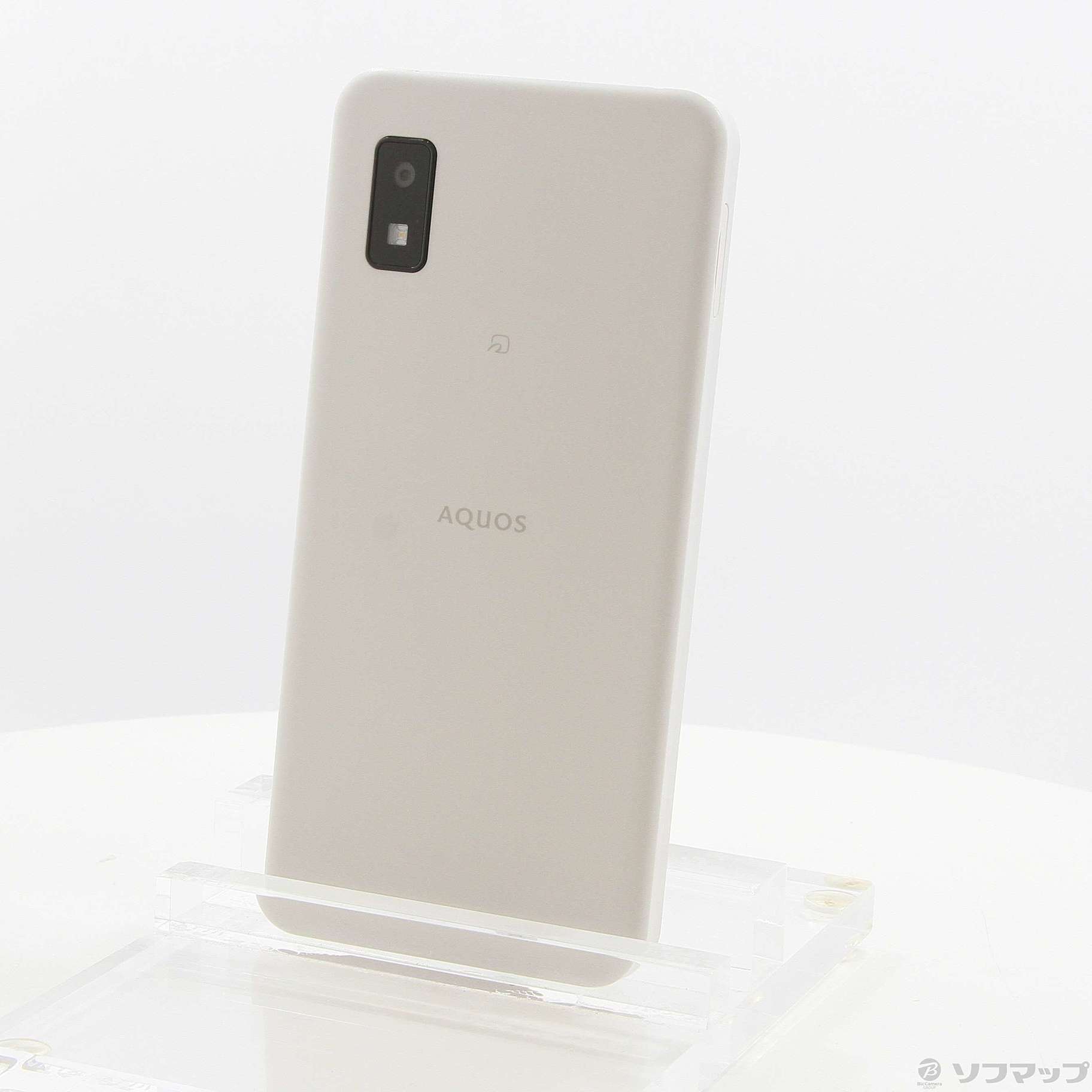 中古】AQUOS wish 64GB アイボリー A104SH Y!mobile SIMフリー