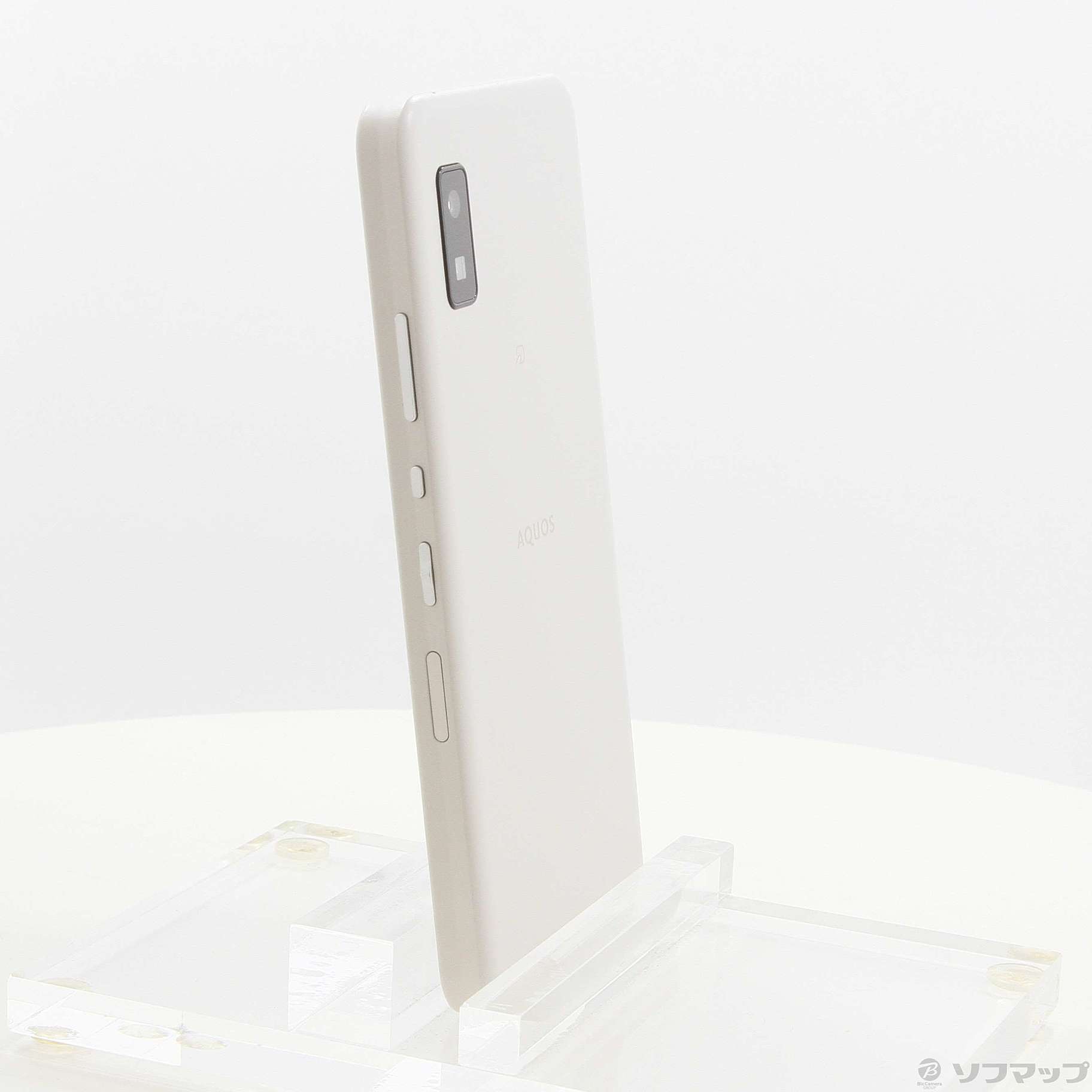 中古】AQUOS wish 64GB アイボリー A104SH Y!mobile SIMフリー