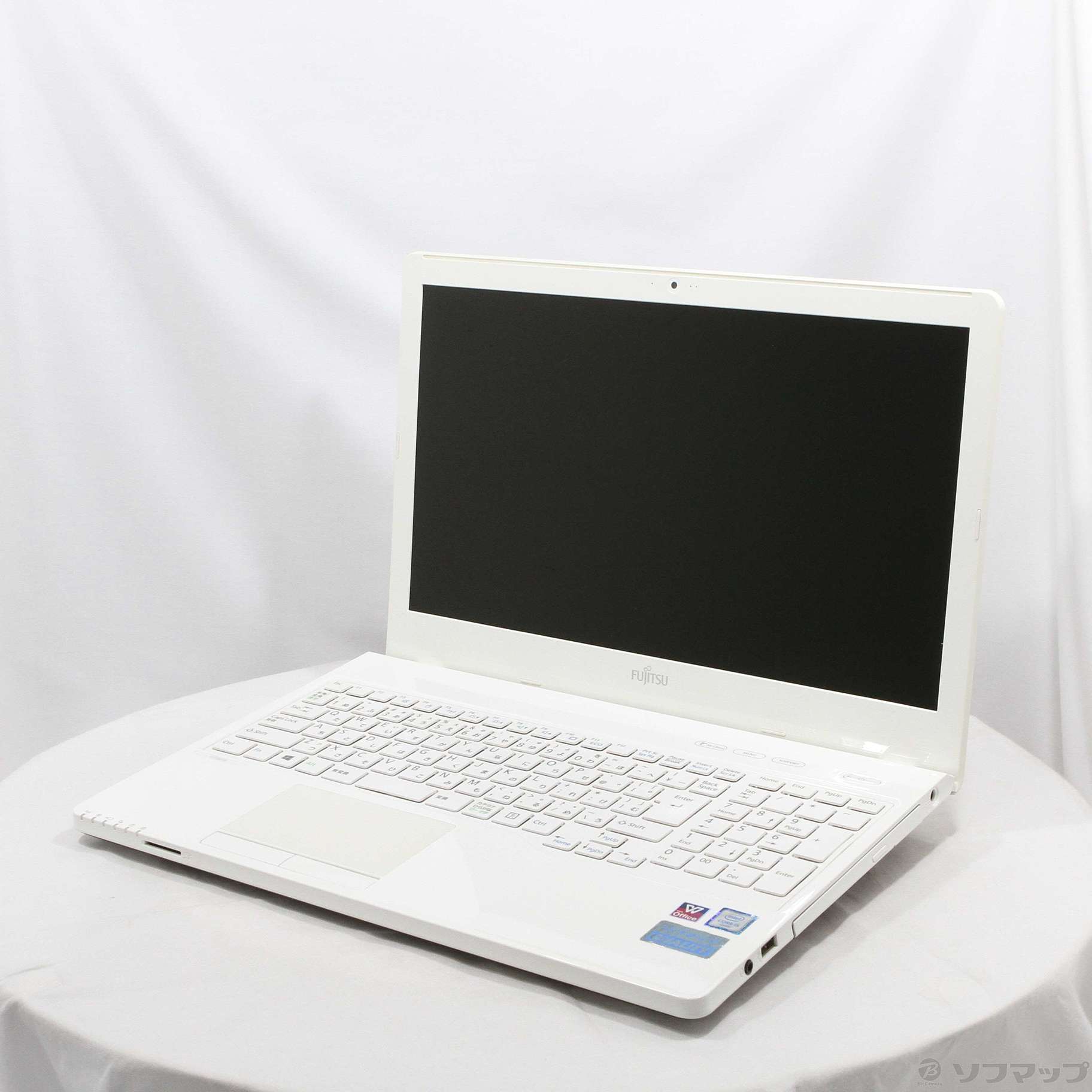 〔中古品〕 格安安心パソコン LIFEBOOK WA2／W FMVWWA25W アーバンホワイト ［Core-i5-6300HQ (2.3GHz)／8GB／HDD1TB／15.6インチワイド］