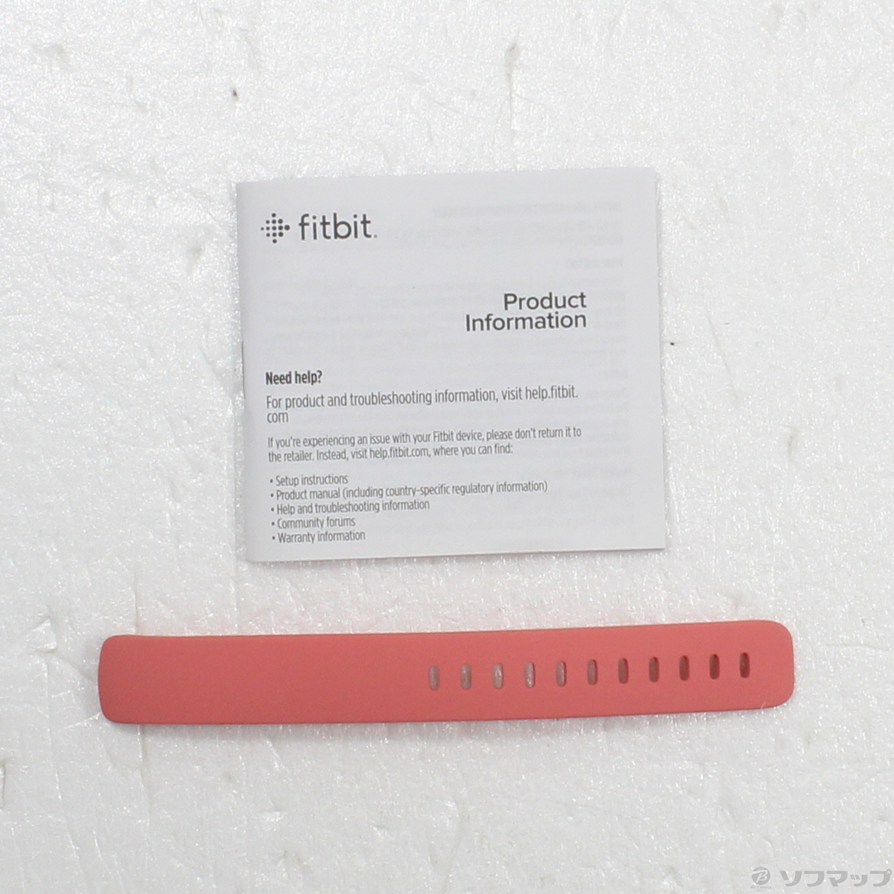 中古品〕 Fitbit Inspire 2 FB418BKCR-FRCJK デザートローズ｜の