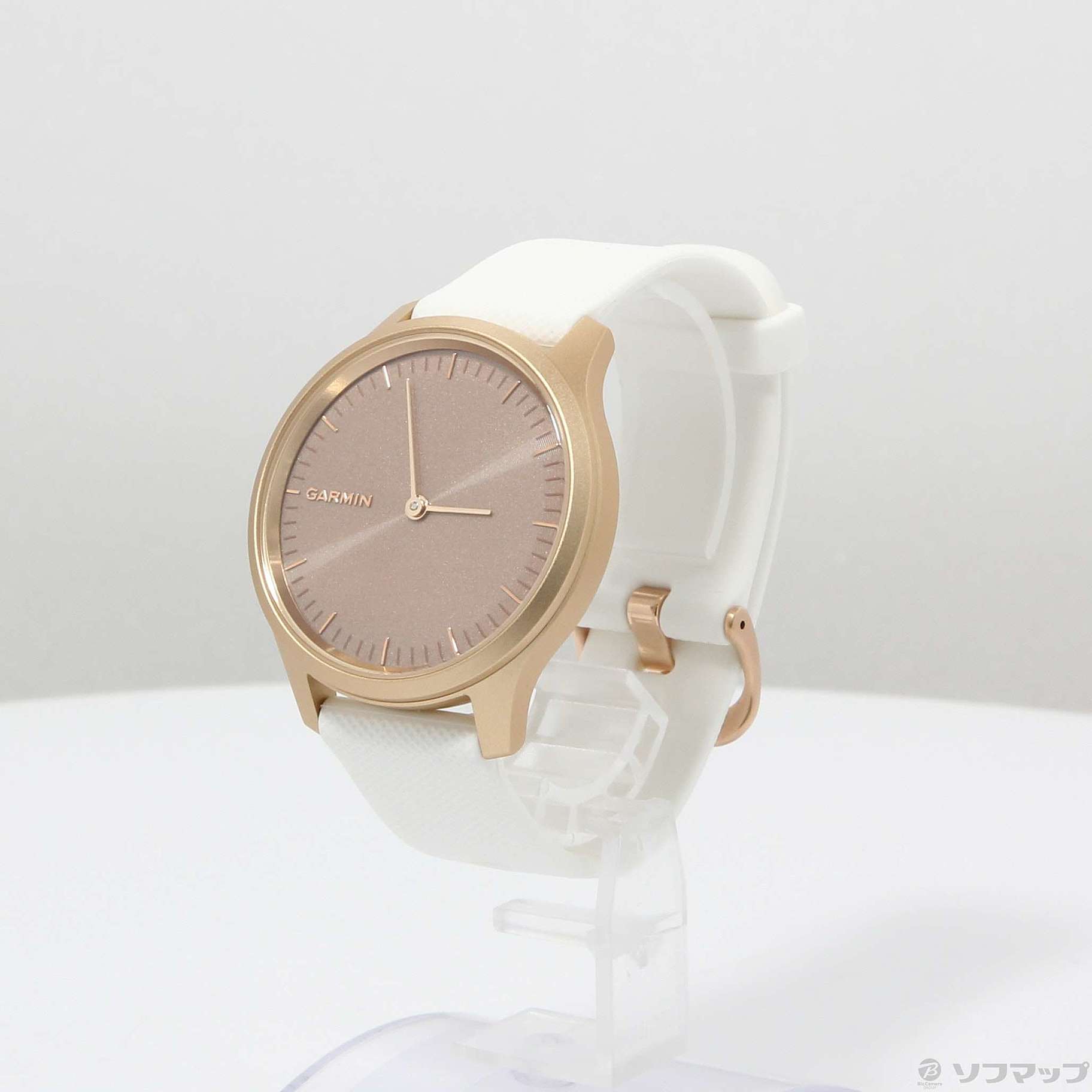 GARMIN VIVOMOVE STYLE ホワイト/ローズゴールド Garmin vivomove Style, Hybrid Smartwatch with Real Watch