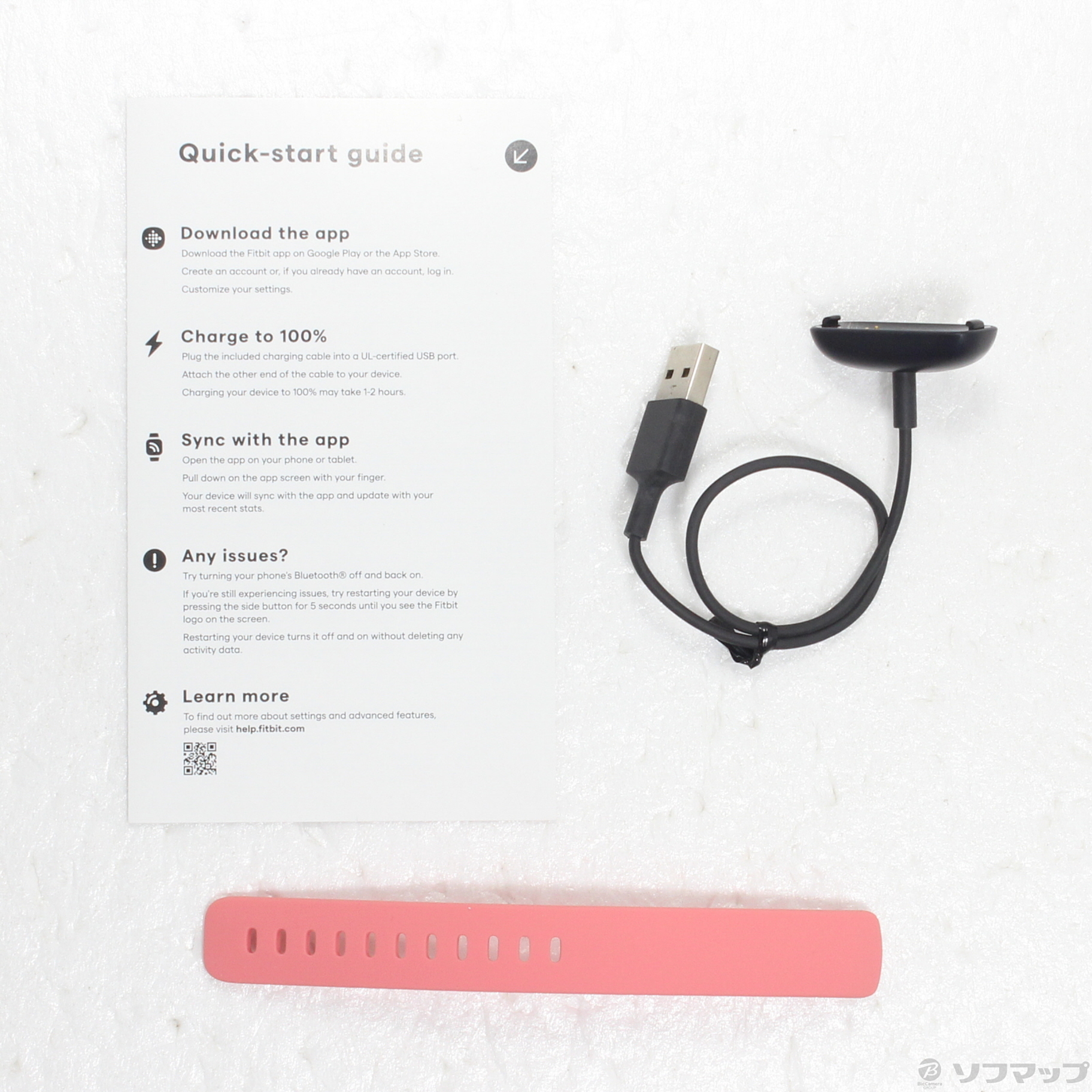 展示品〕 Fitbit Inspire 2 FB418BKCR-FRCJK デザートローズ｜の
