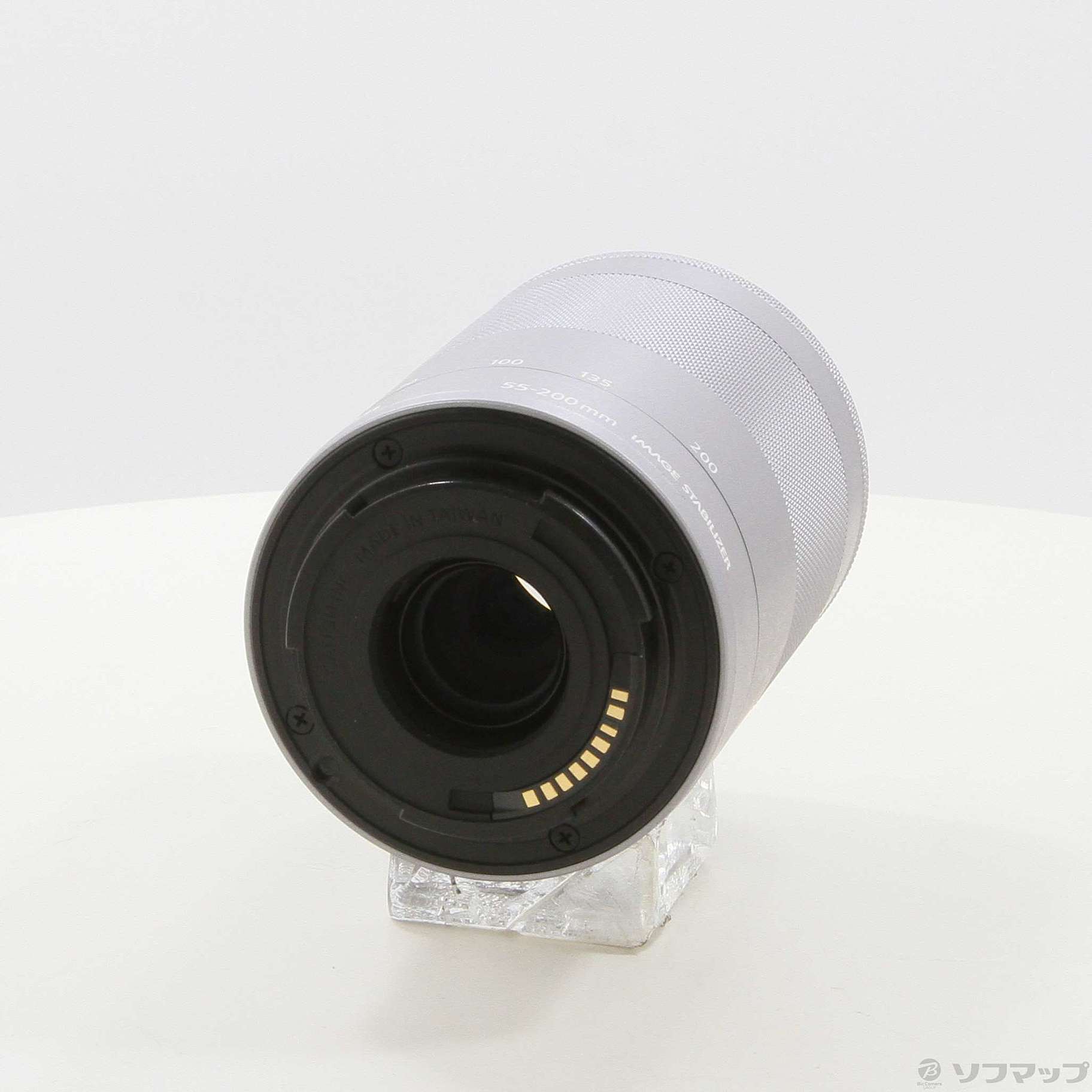 中古】EF-M55-200MM F4.5-6.3 IS STM シルバー [2133056618801 