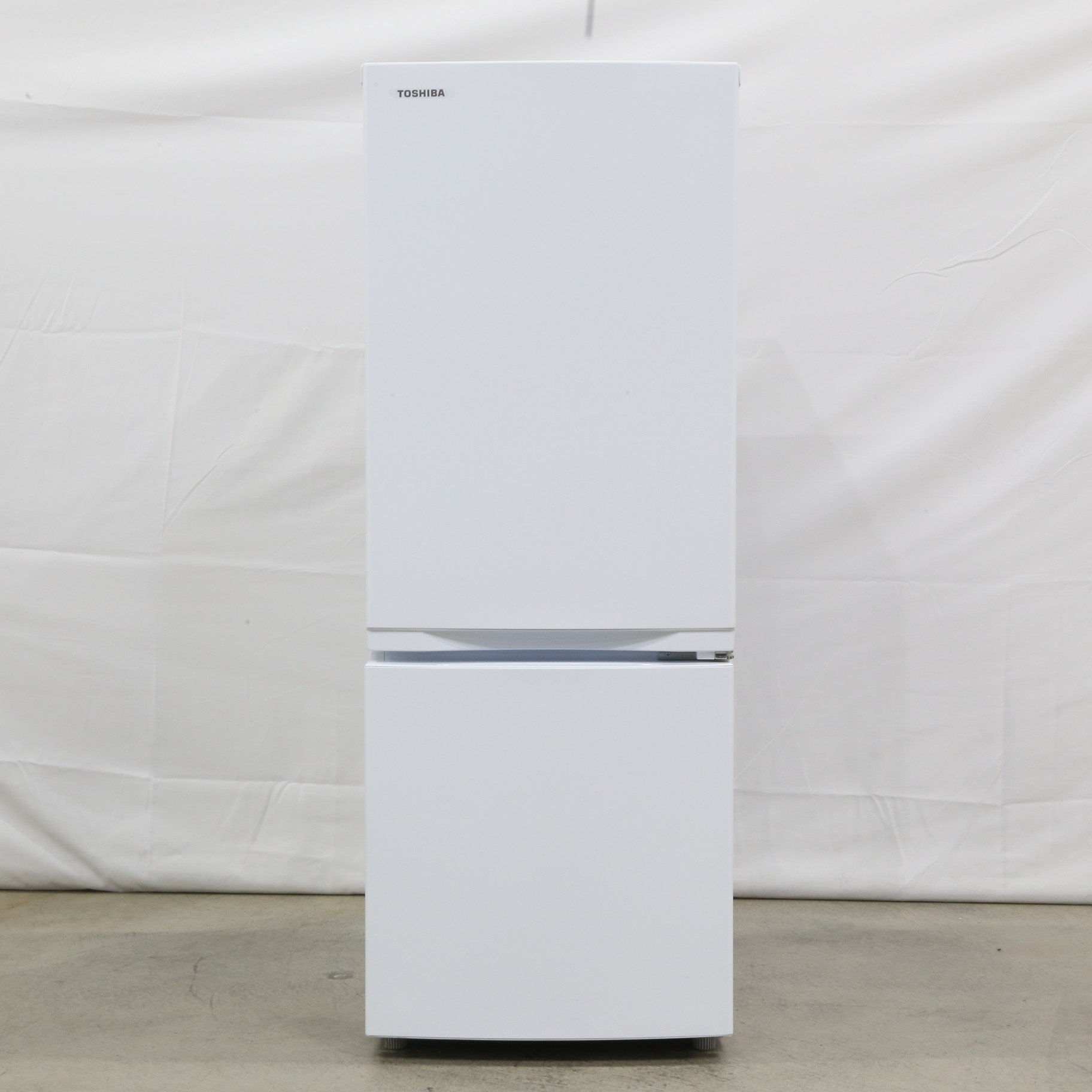 中古】〔展示品〕 2ドア冷蔵庫 セミマットホワイト GR-V15BS(W) ［幅 