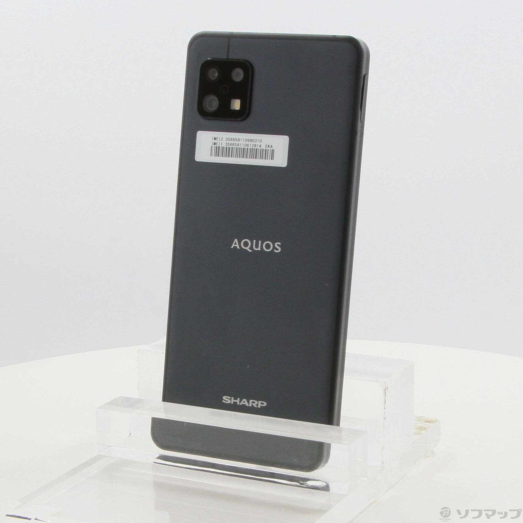 中古】AQUOS Sense6 楽天版 64GB ブラック SH-RM19 SIMフリー [2133056632944] -  リコレ！|ビックカメラグループ ソフマップの中古通販サイト