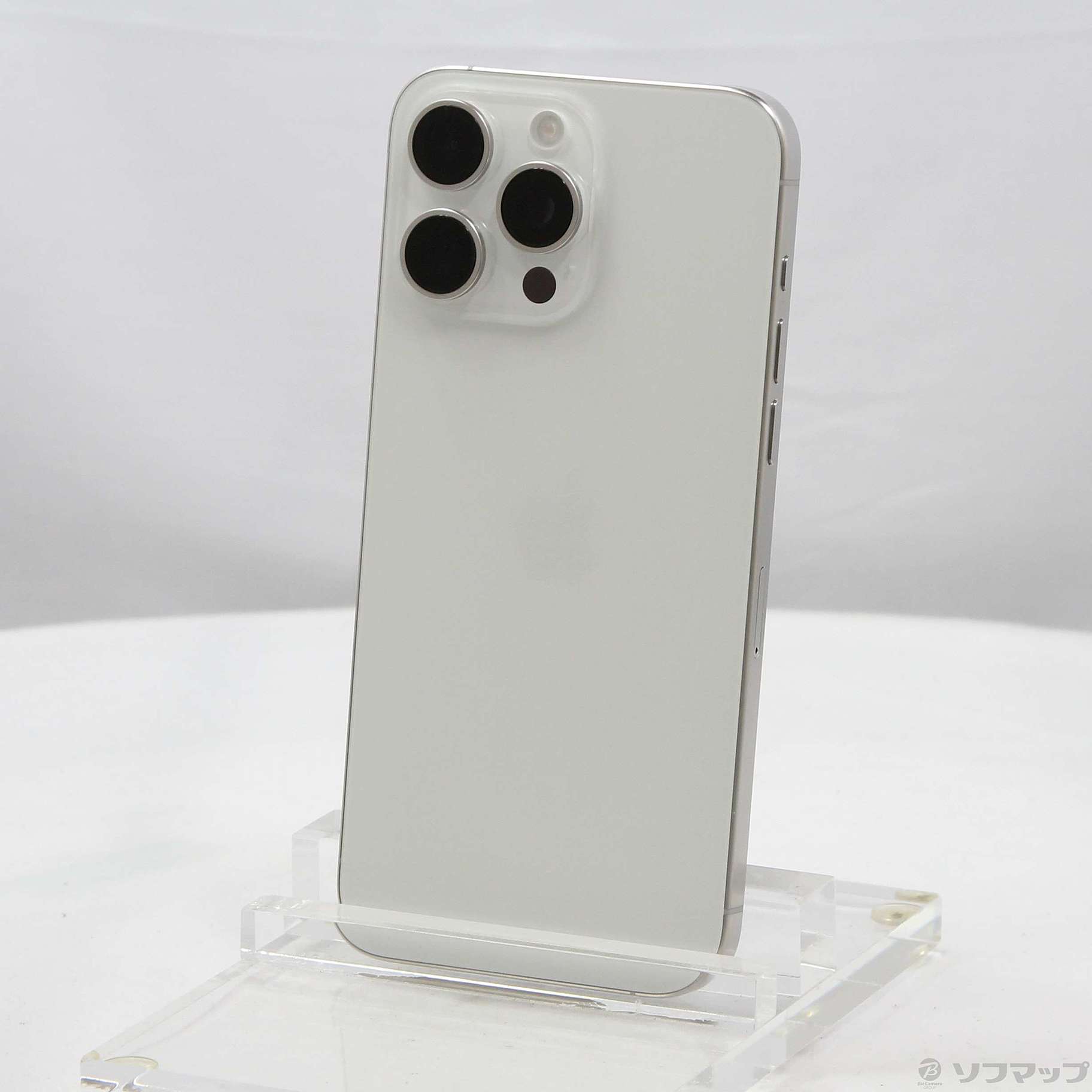 中古】iPhone15 Pro Max 256GB ホワイトチタニウム MU6Q3J／A SIMフリー [2133056649003] -  リコレ！|ビックカメラグループ ソフマップの中古通販サイト