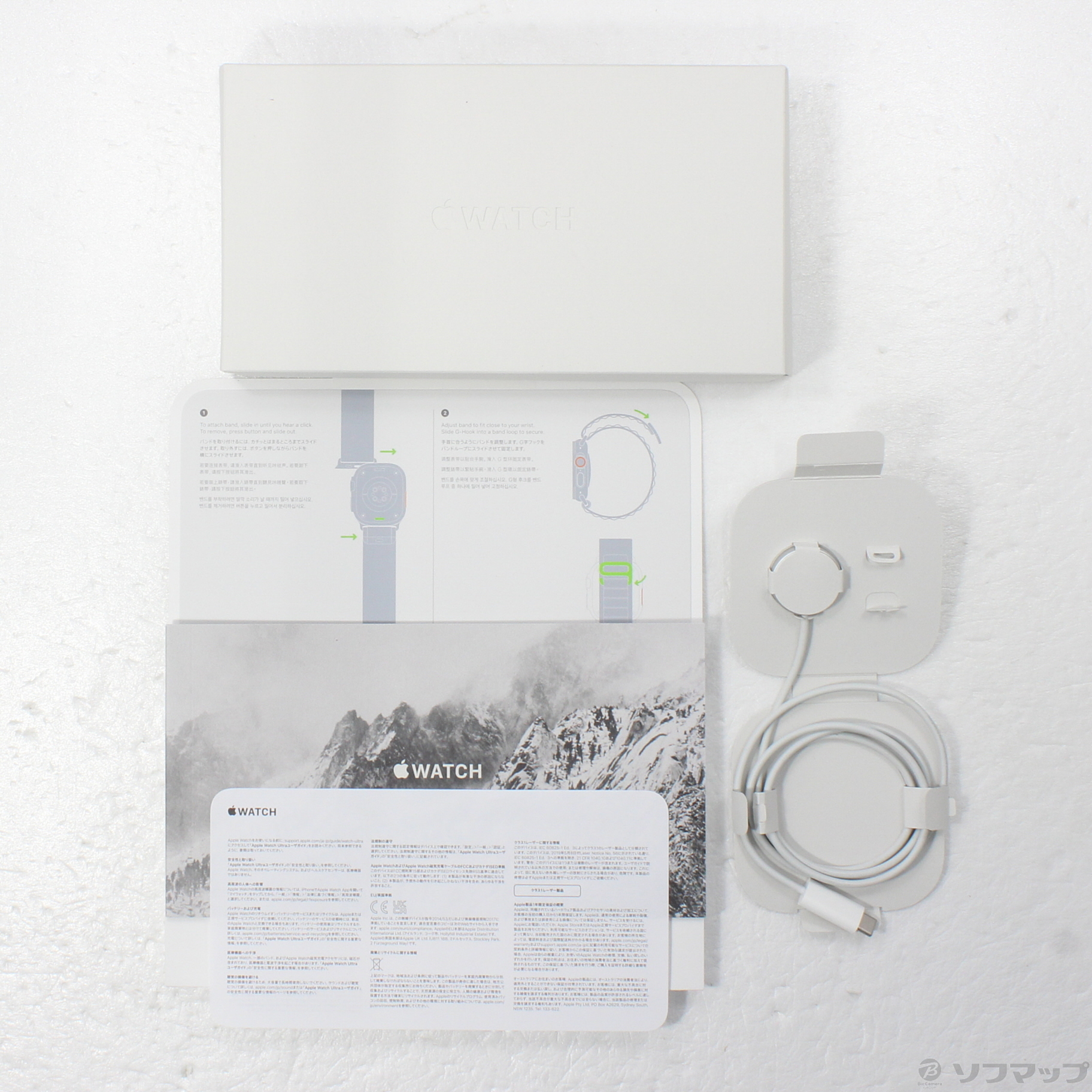 中古】Apple Watch Ultra GPS + Cellular 49mm チタニウムケース 