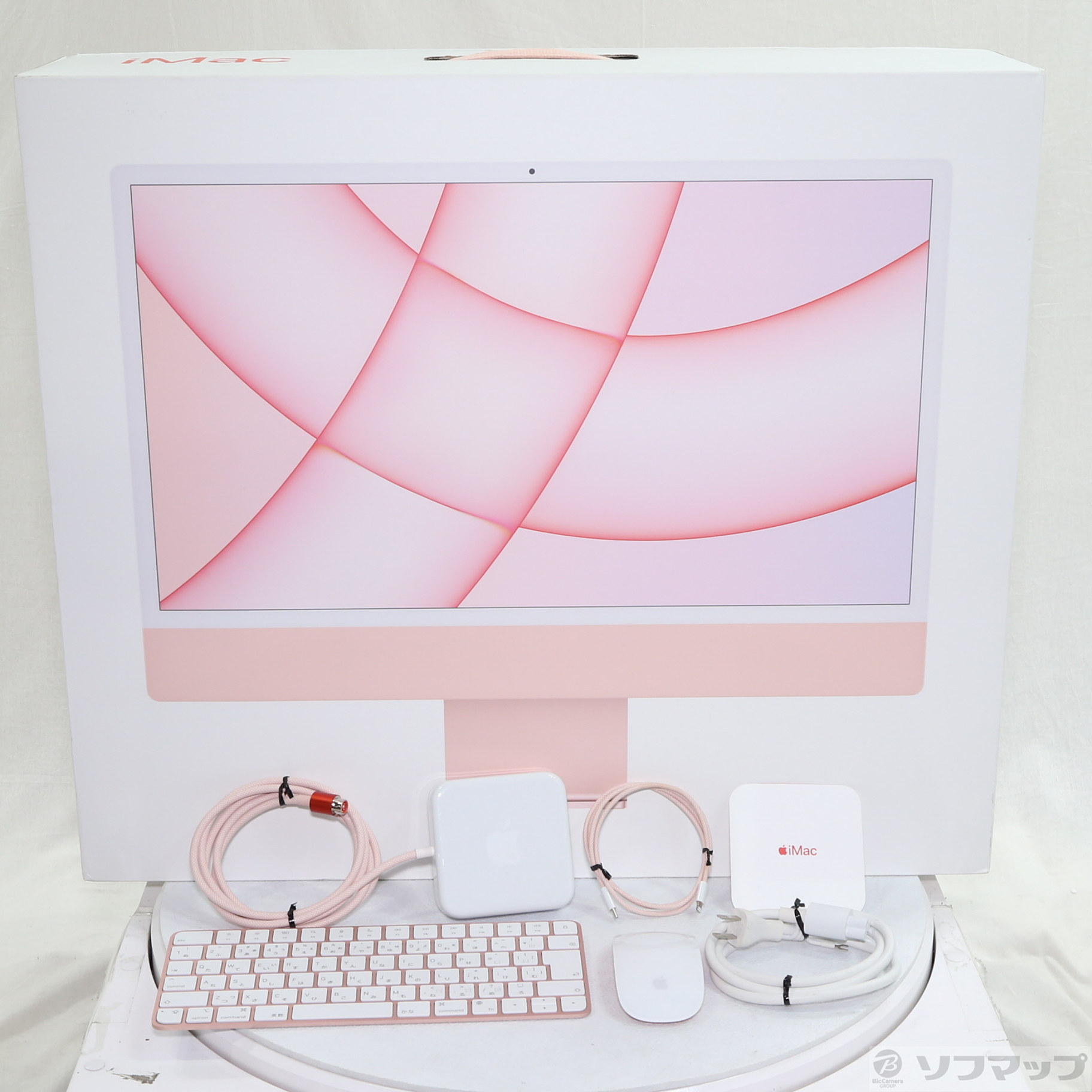 中古】iMac 24-inch Mid 2021 MJVA3J／A Apple M1 8コアCPU_7コアGPU 
