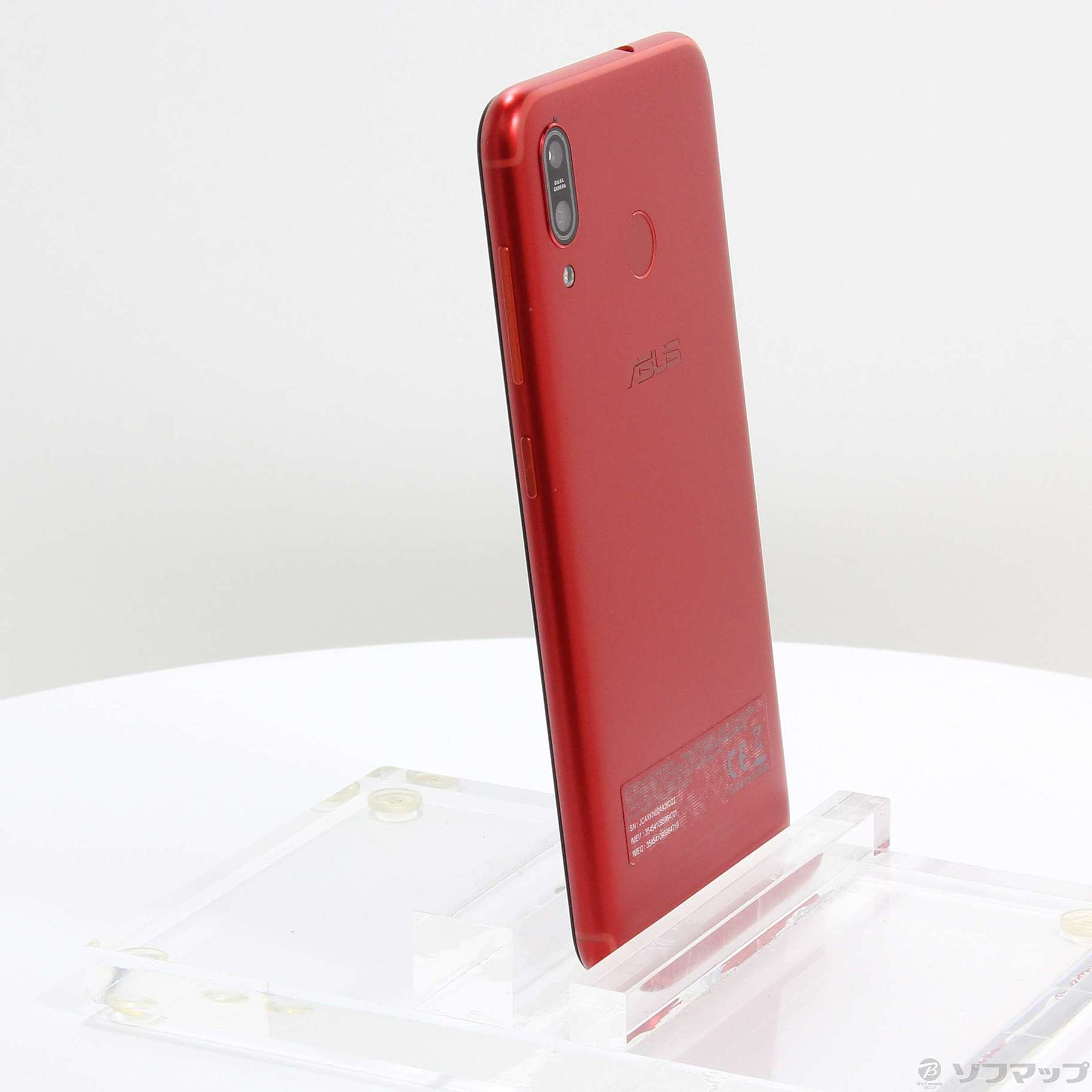 中古】ZenFone Max M1 32GB ルビーレッド ZB555KL-RD32S3 SIM